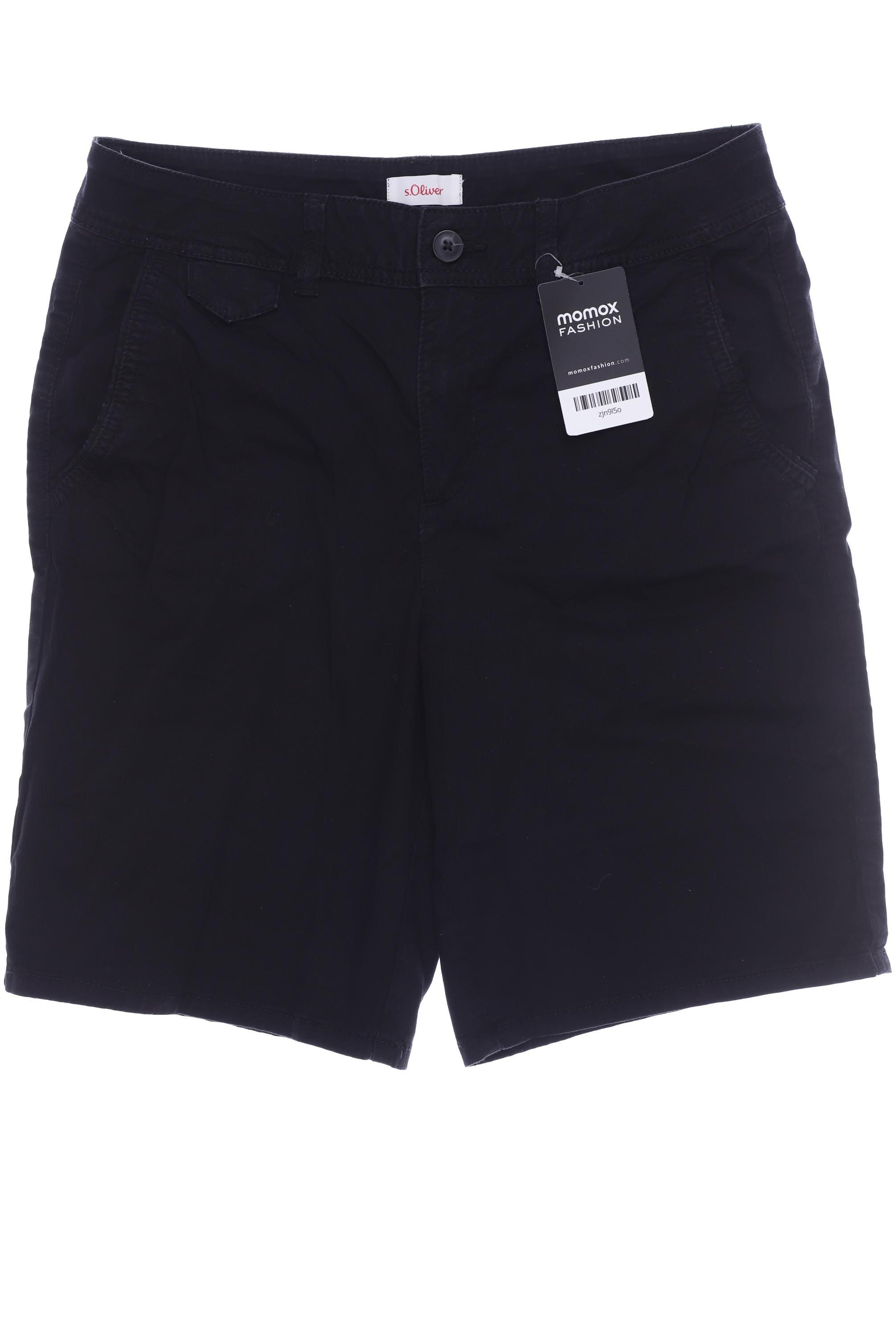 

s.Oliver Damen Shorts, schwarz