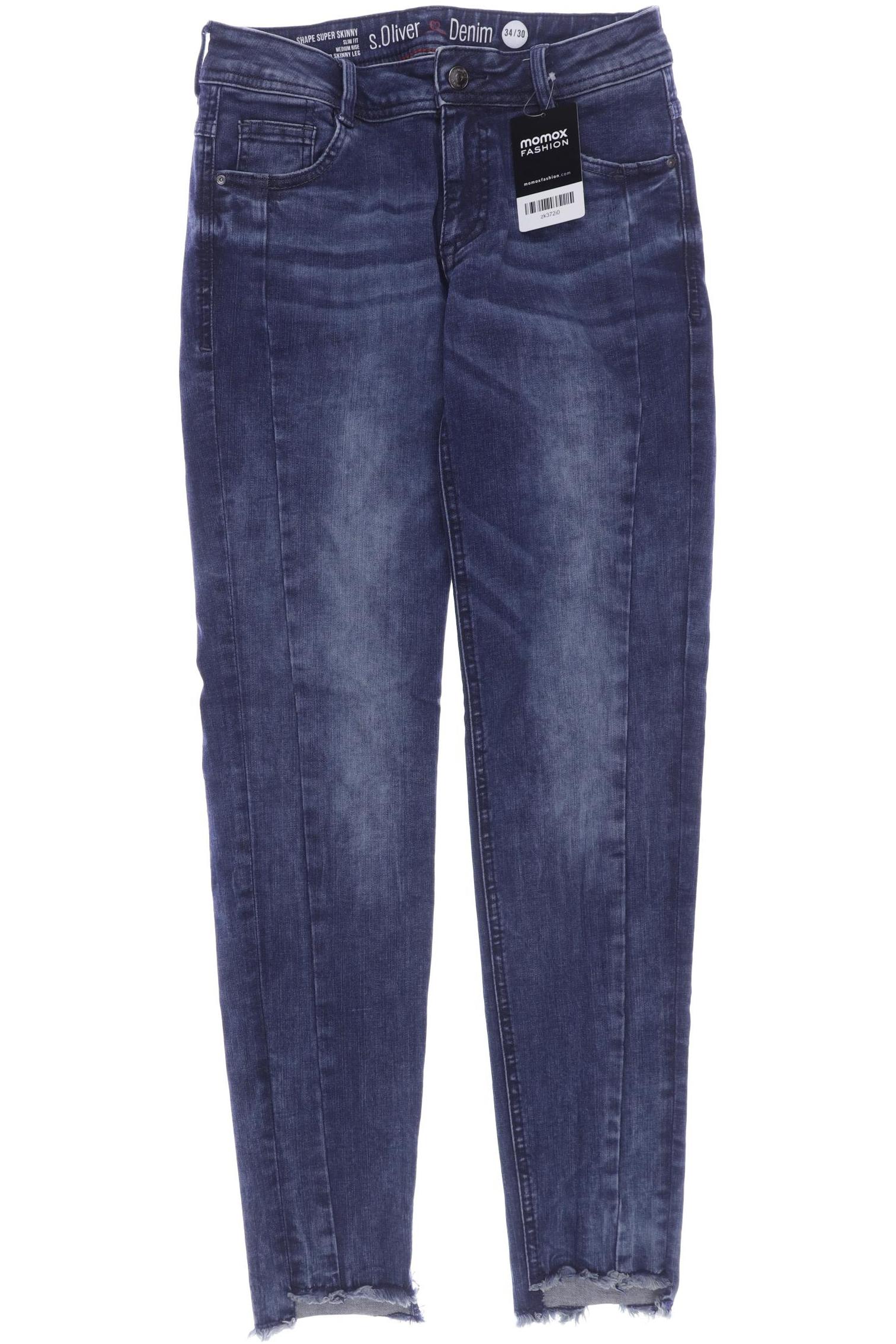 

s.Oliver Damen Jeans, marineblau
