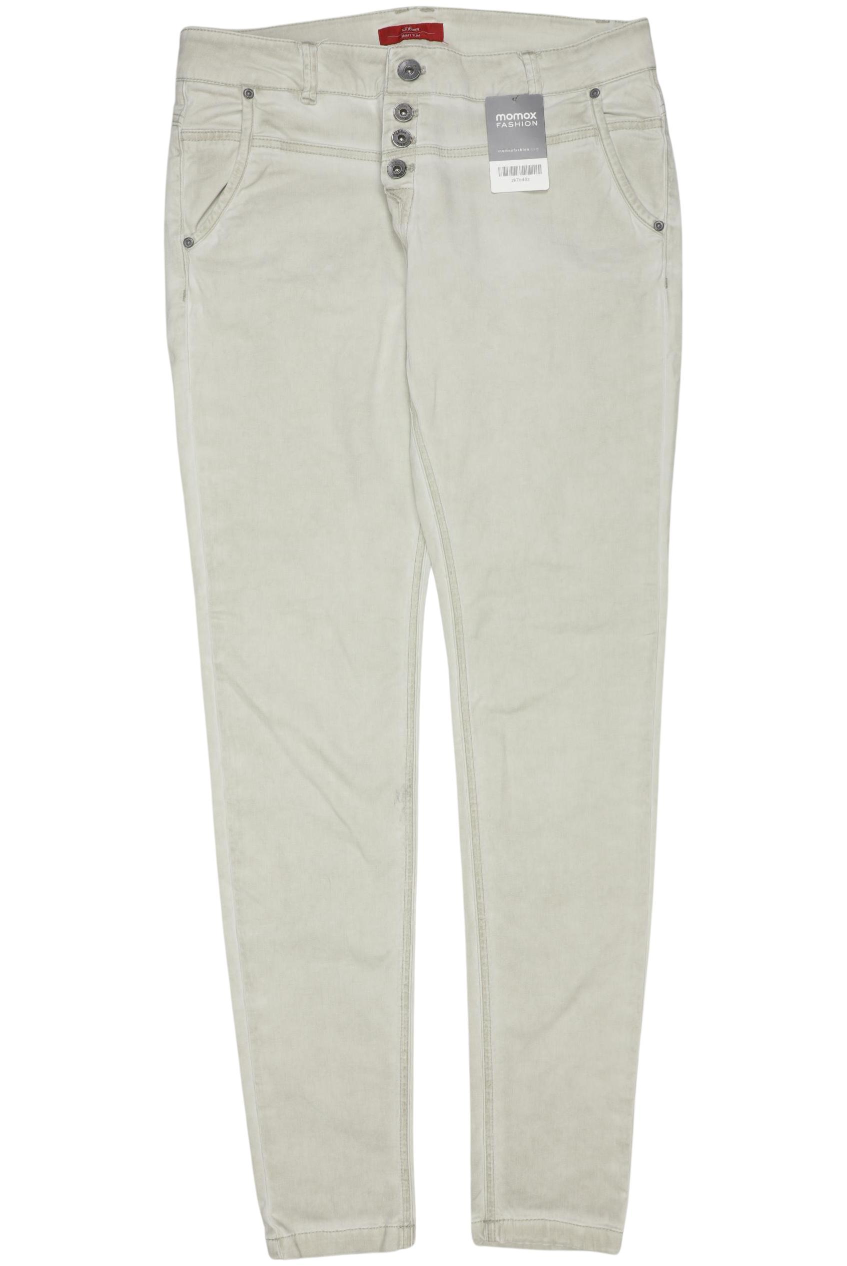 

s.Oliver Damen Stoffhose, beige, Gr. 30