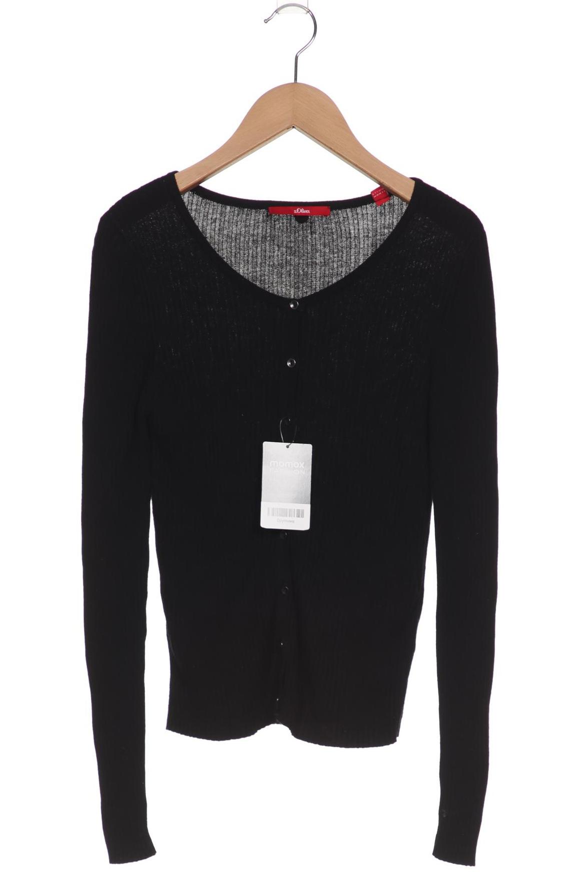 

s.Oliver Damen Strickjacke, schwarz