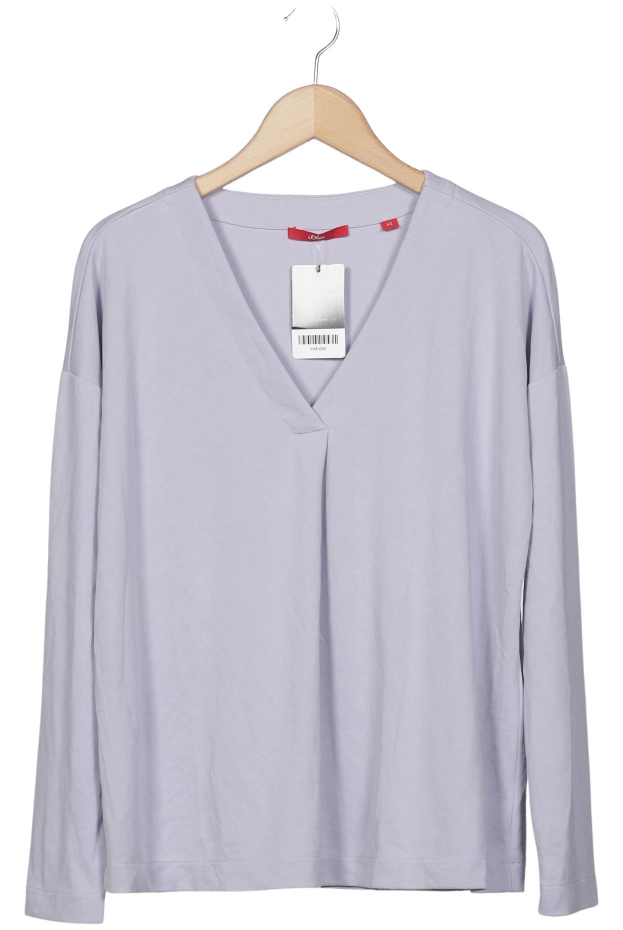 

s.Oliver Damen Langarmshirt, flieder, Gr. 42