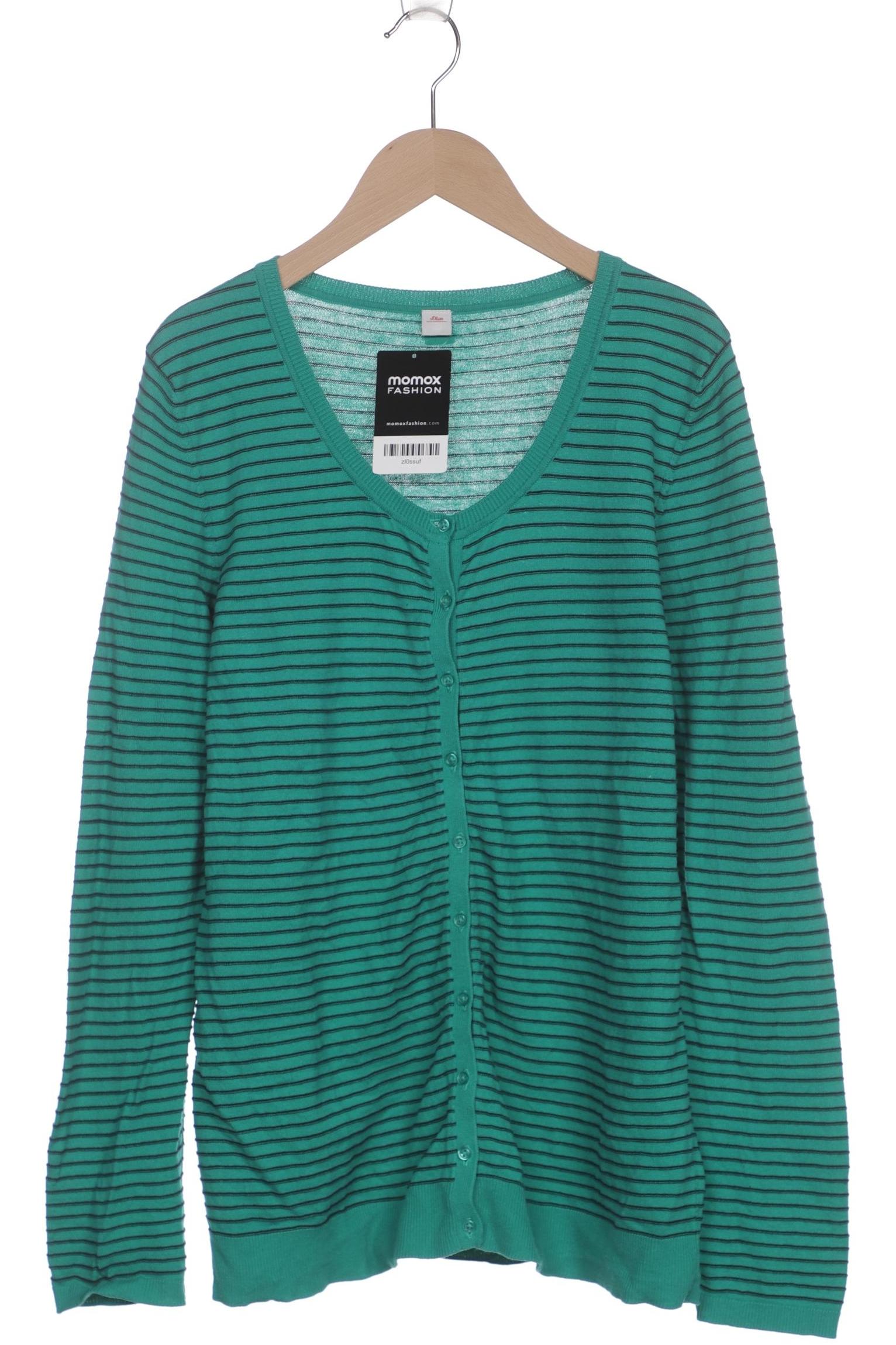 

s.Oliver Damen Strickjacke, türkis, Gr. 44