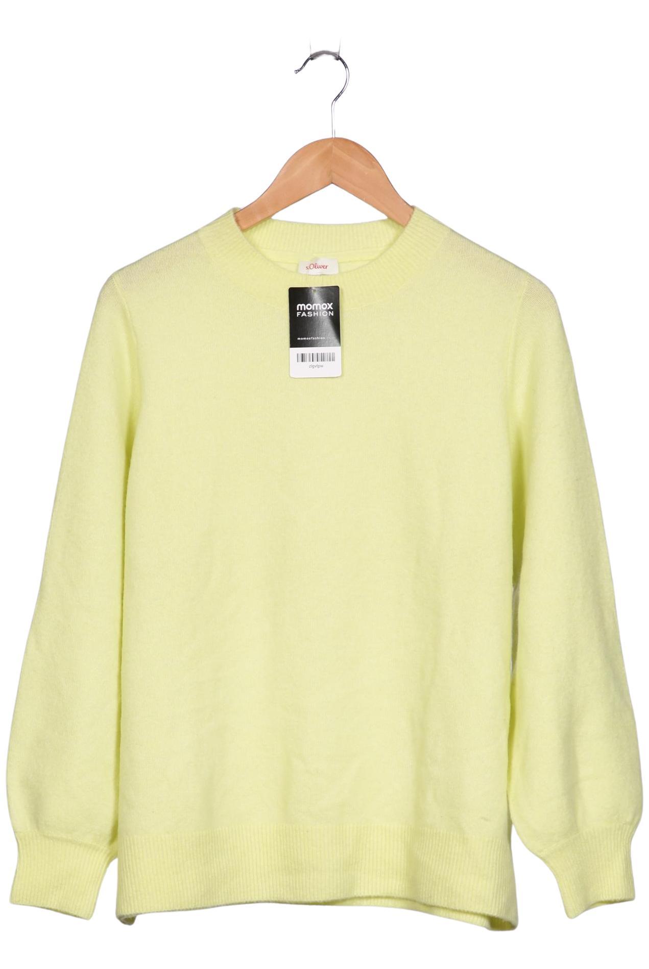 

s.Oliver Damen Pullover, gelb, Gr. 44