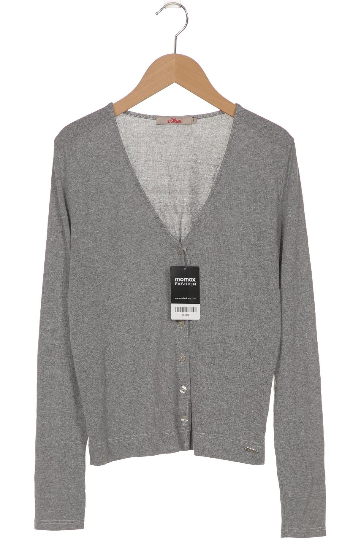 

s.Oliver Damen Strickjacke, grau