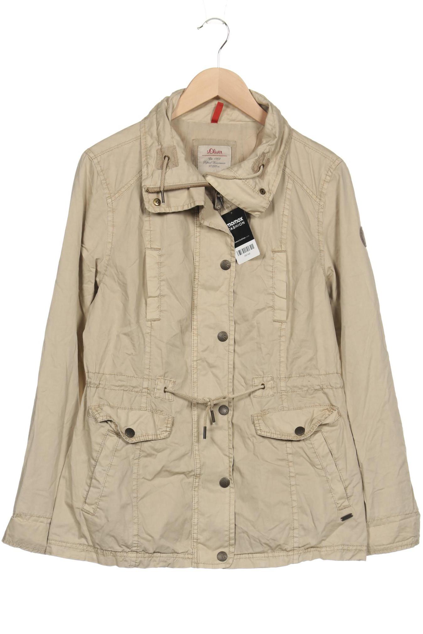 

s.Oliver Damen Jacke, cremeweiß, Gr. 40