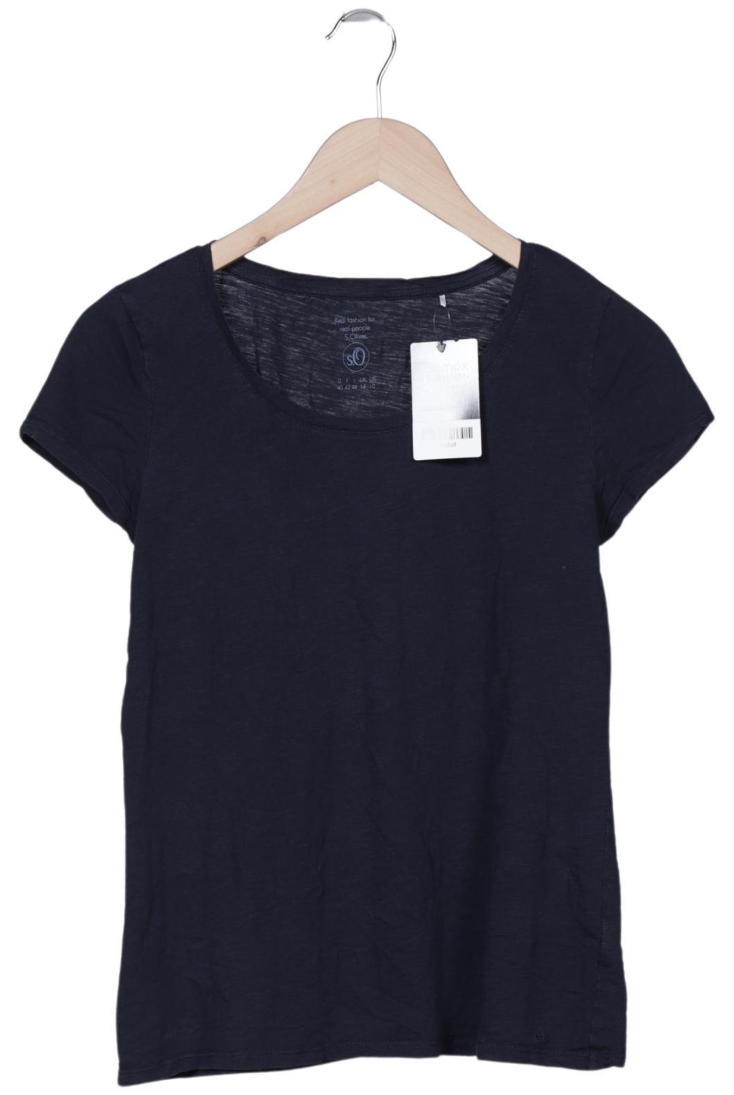 

s.Oliver Damen T-Shirt, marineblau, Gr. 40