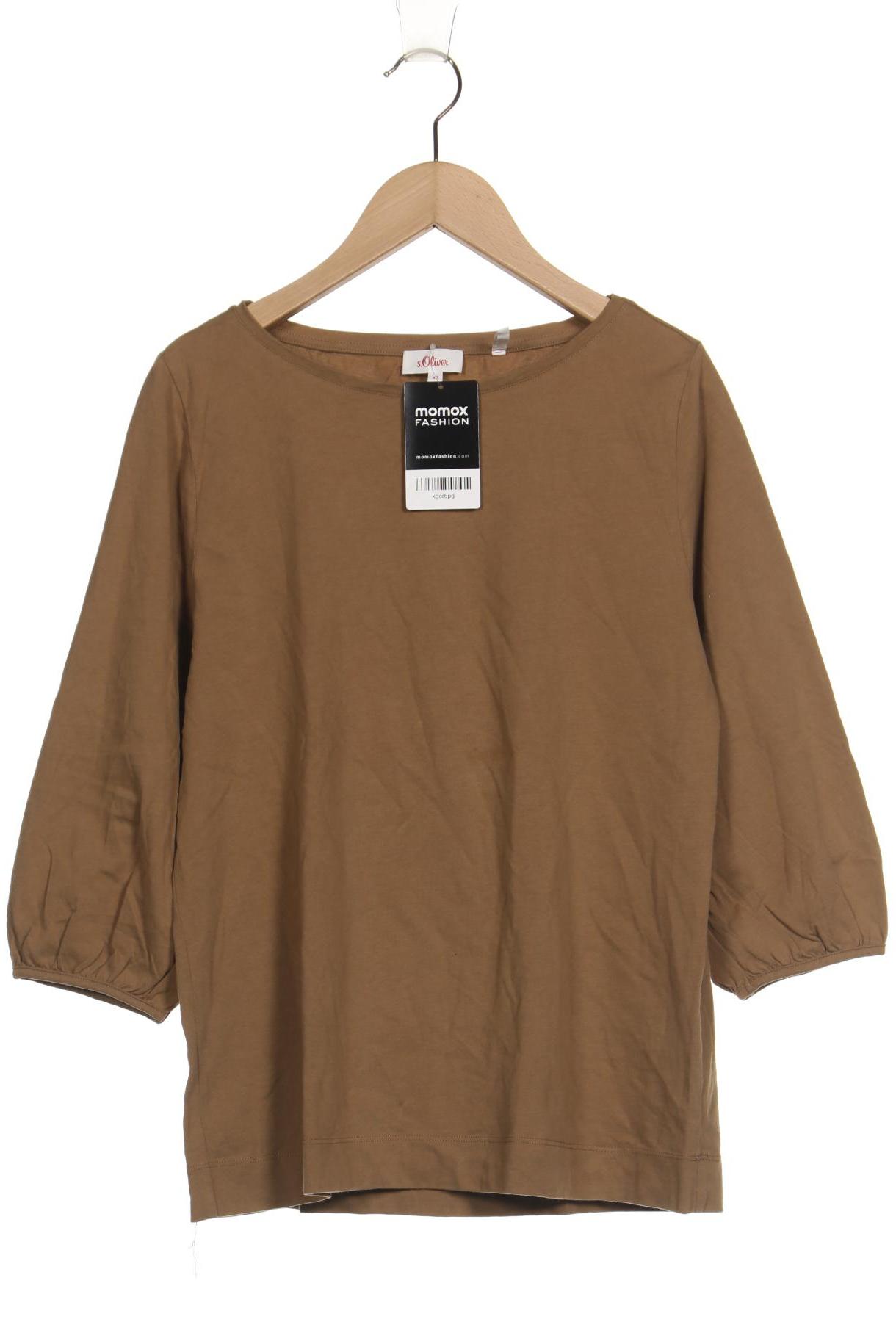 

s.Oliver Damen Langarmshirt, braun, Gr. 40