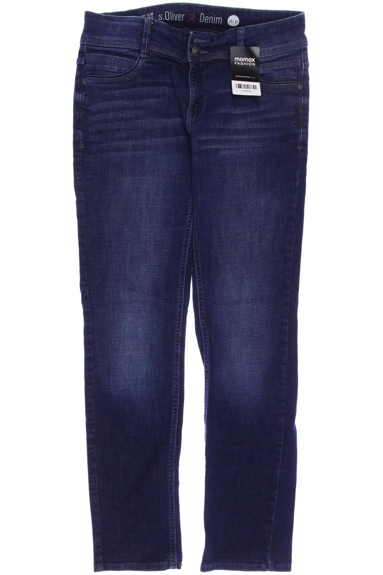 

s.Oliver Damen Jeans, marineblau
