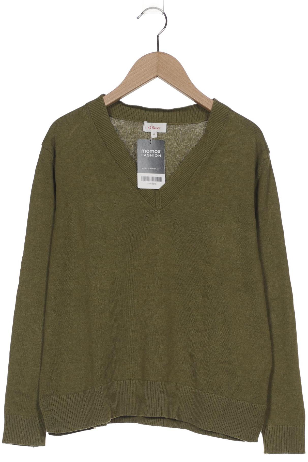 

s.Oliver Damen Pullover, grün, Gr. 38