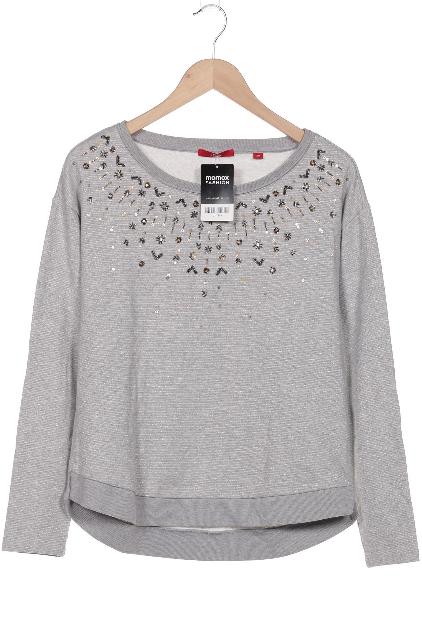 

s.Oliver Damen Sweatshirt, grau, Gr. 38