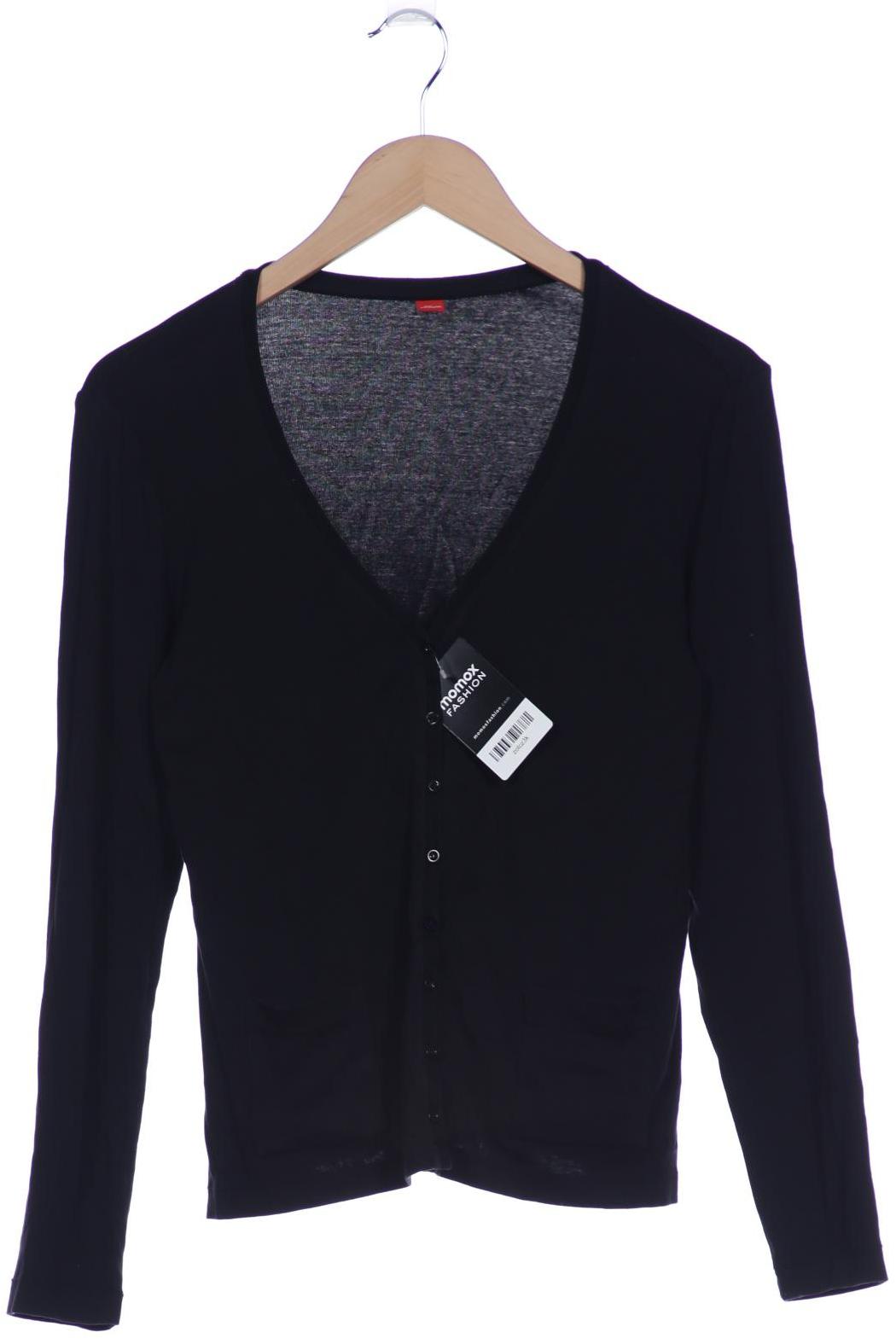 

s.Oliver Damen Strickjacke, schwarz, Gr. 40