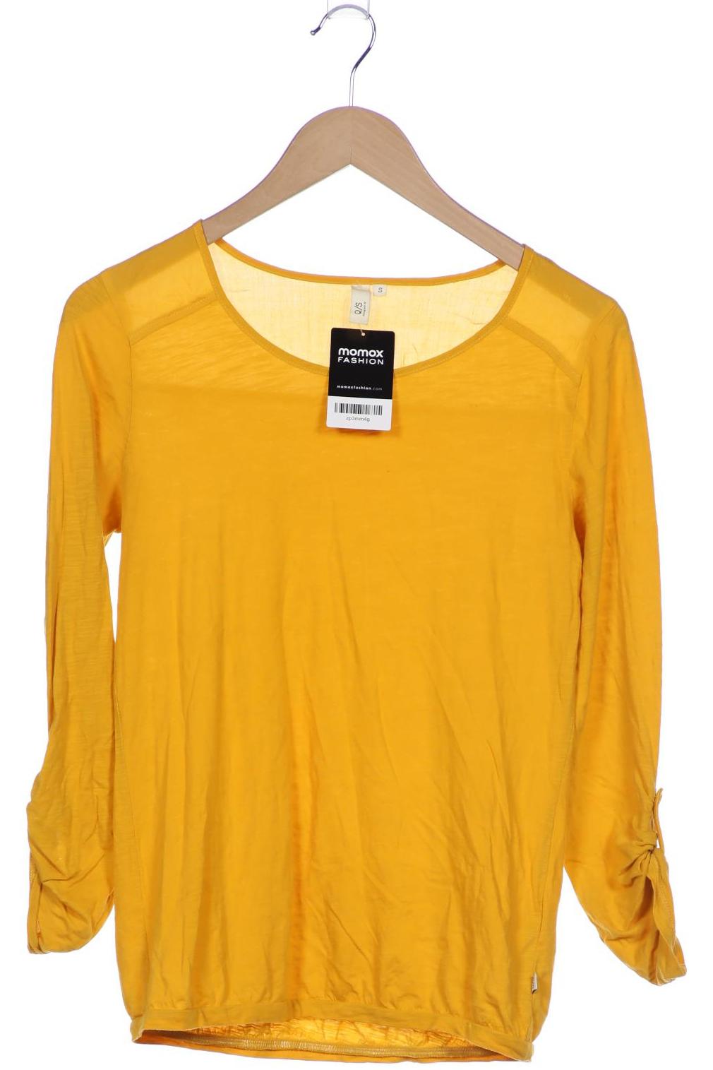 

s.Oliver Damen Langarmshirt, gelb, Gr. 36