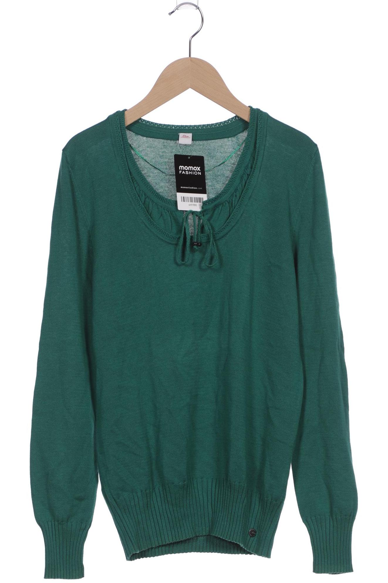 

s.Oliver Damen Pullover, grün, Gr. 38