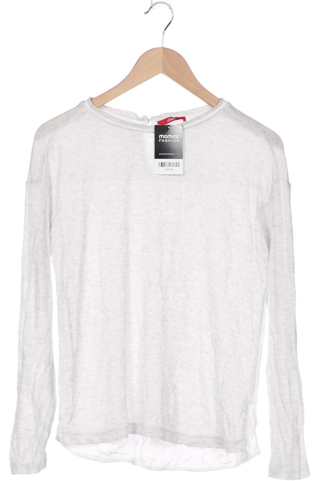 

s.Oliver Damen Langarmshirt, grau, Gr. 38