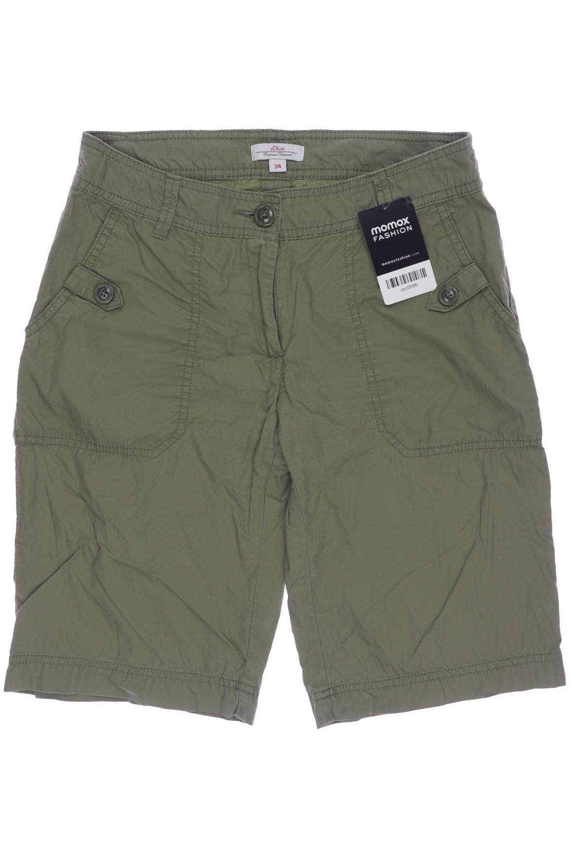 

s.Oliver Damen Shorts, grün, Gr. 34