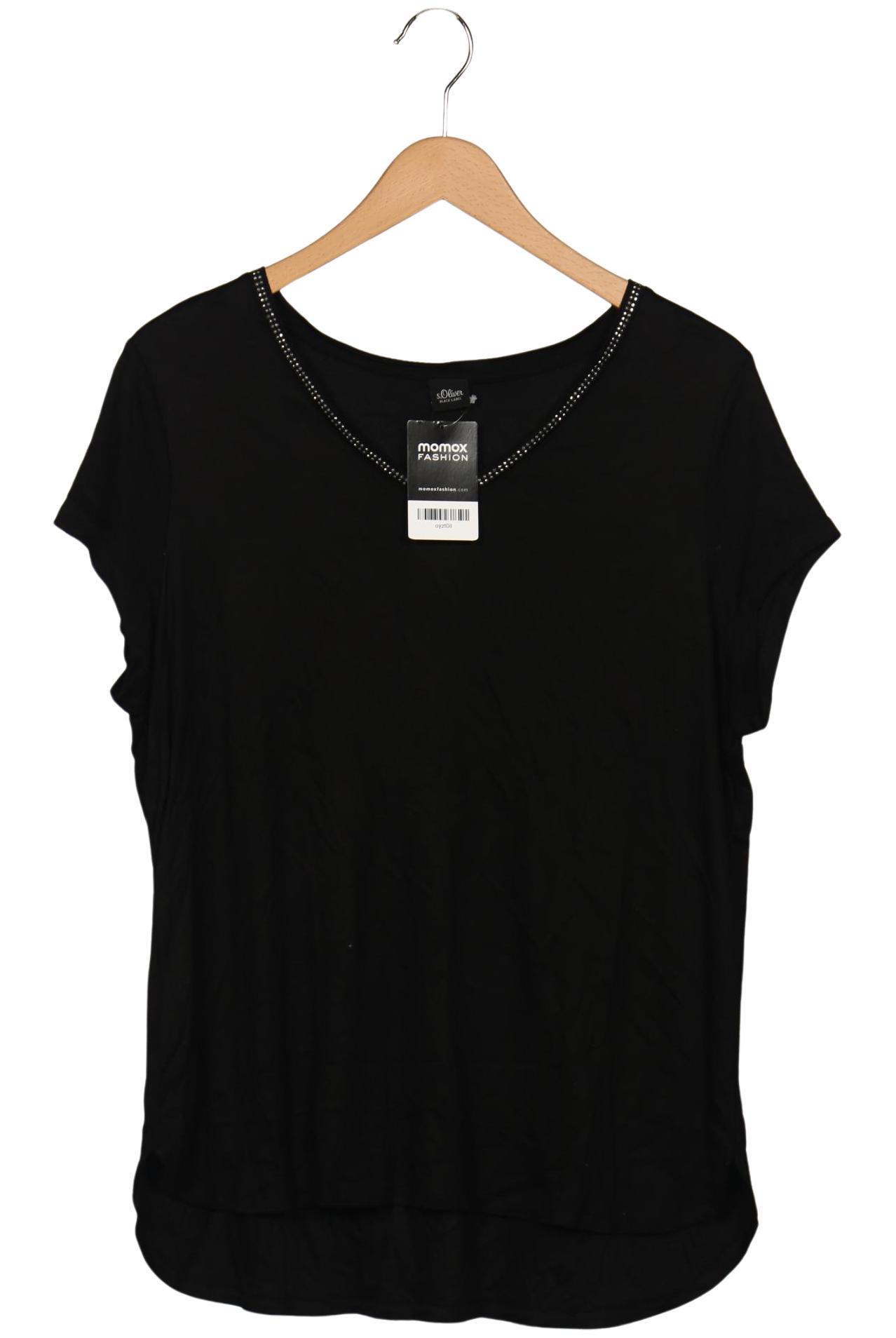 

s.Oliver Damen T-Shirt, schwarz, Gr. 46
