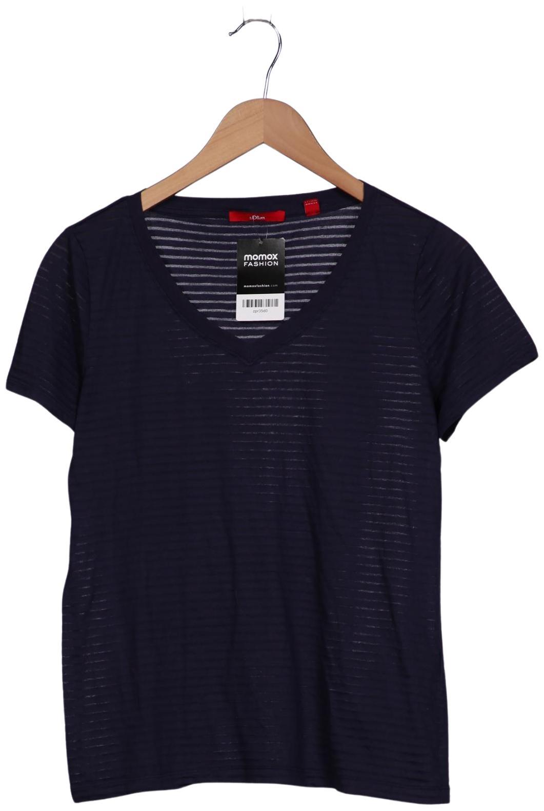 

s.Oliver Damen T-Shirt, marineblau, Gr. 38