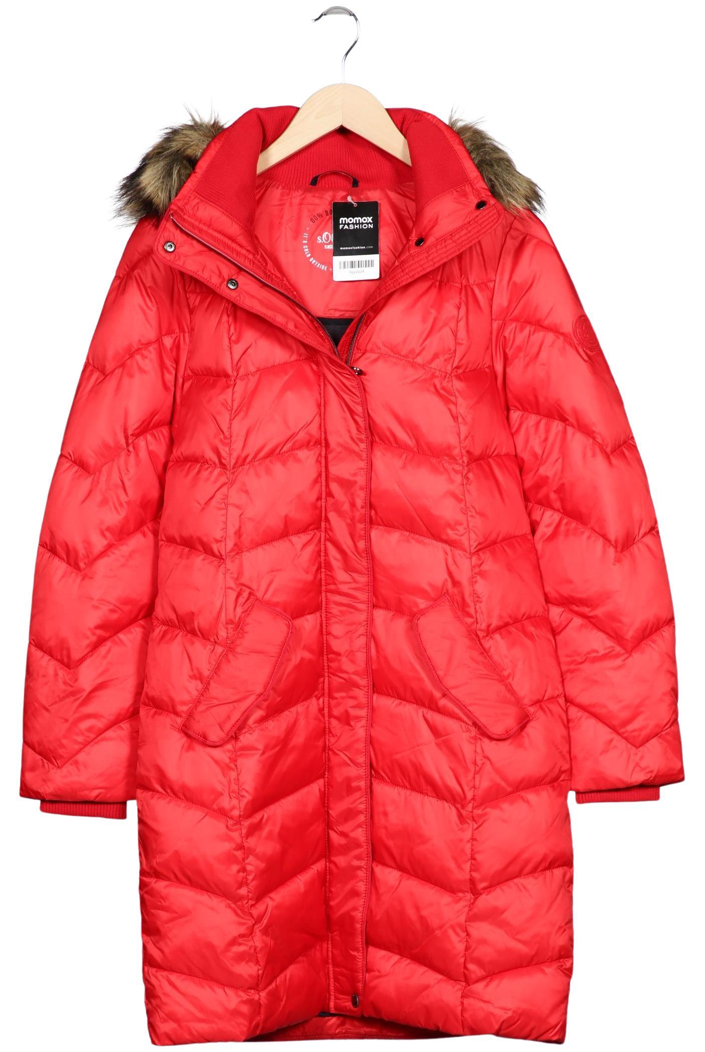 

s.Oliver Damen Mantel, rot, Gr. 36