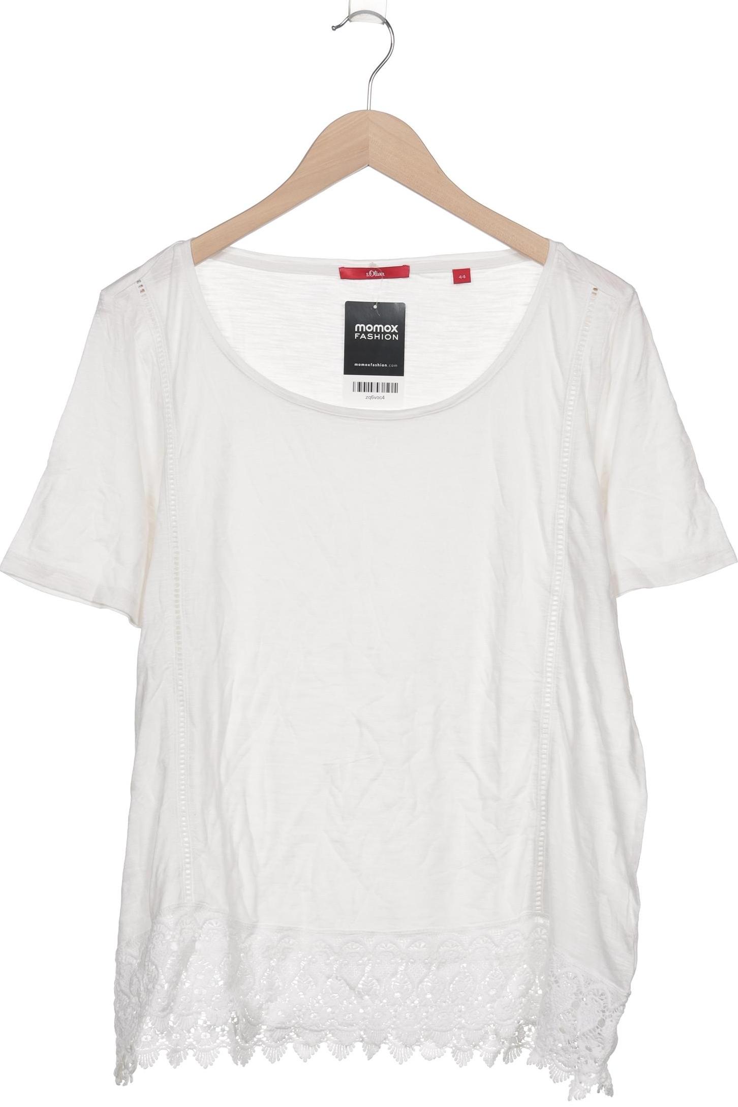 

s.Oliver Damen T-Shirt, weiß, Gr. 44