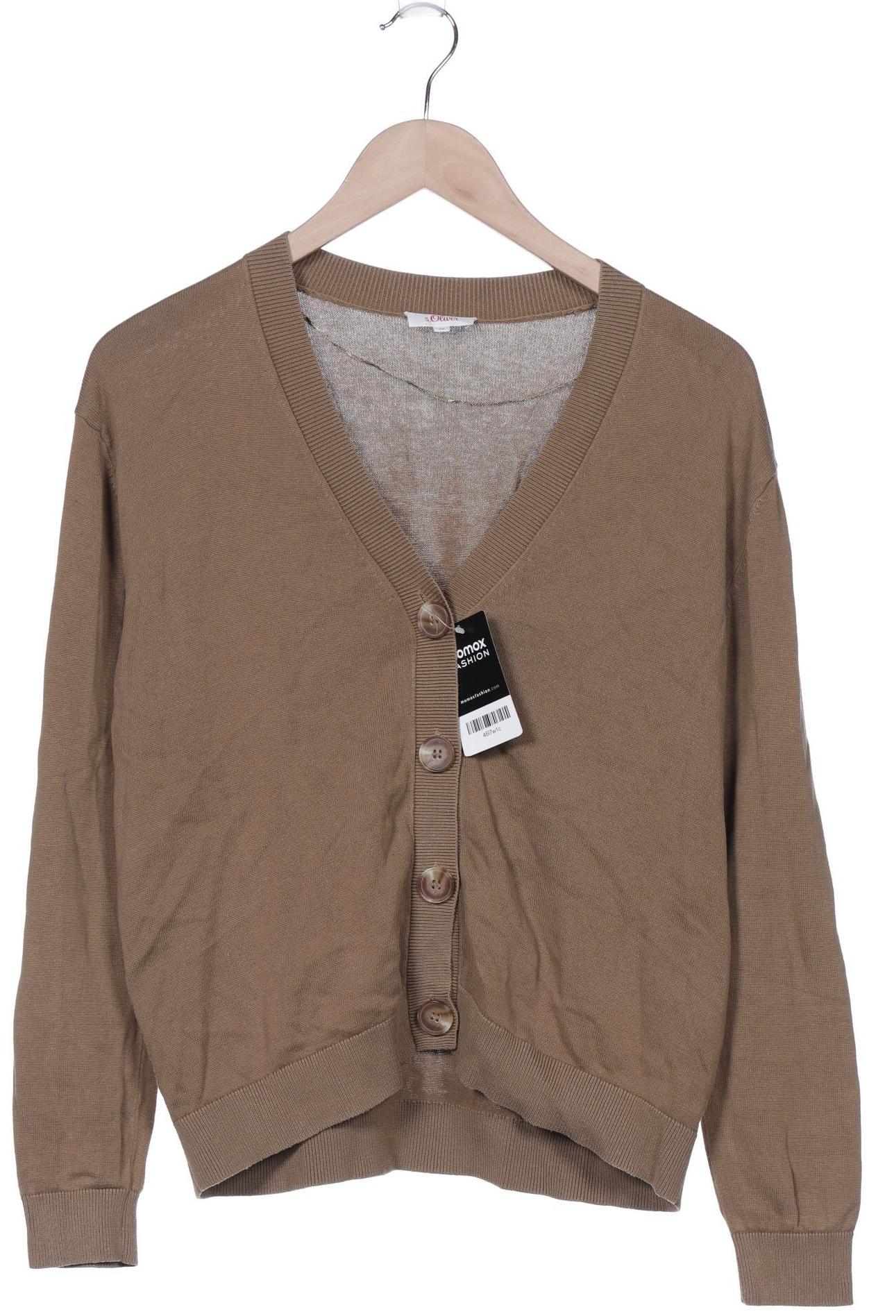 

s.Oliver Damen Strickjacke, braun, Gr. 36