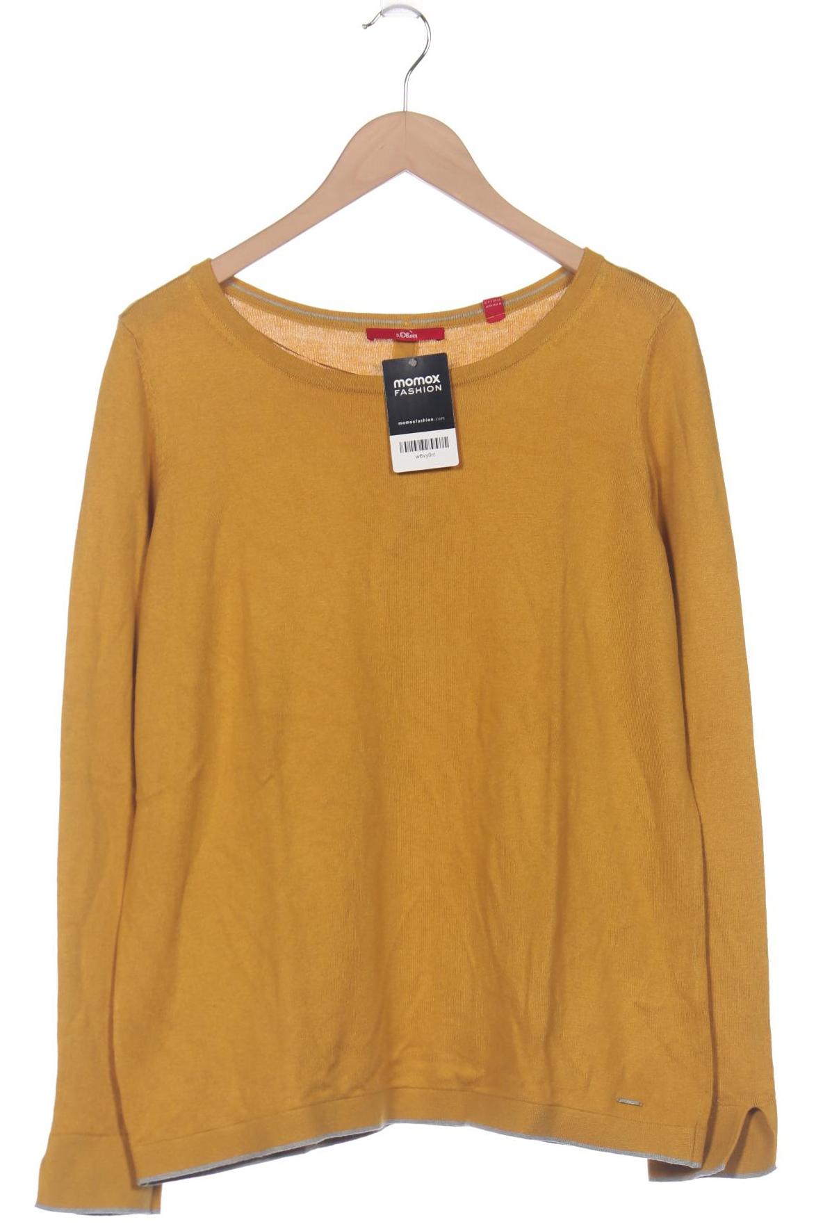 

s.Oliver Damen Pullover, gelb, Gr. 42