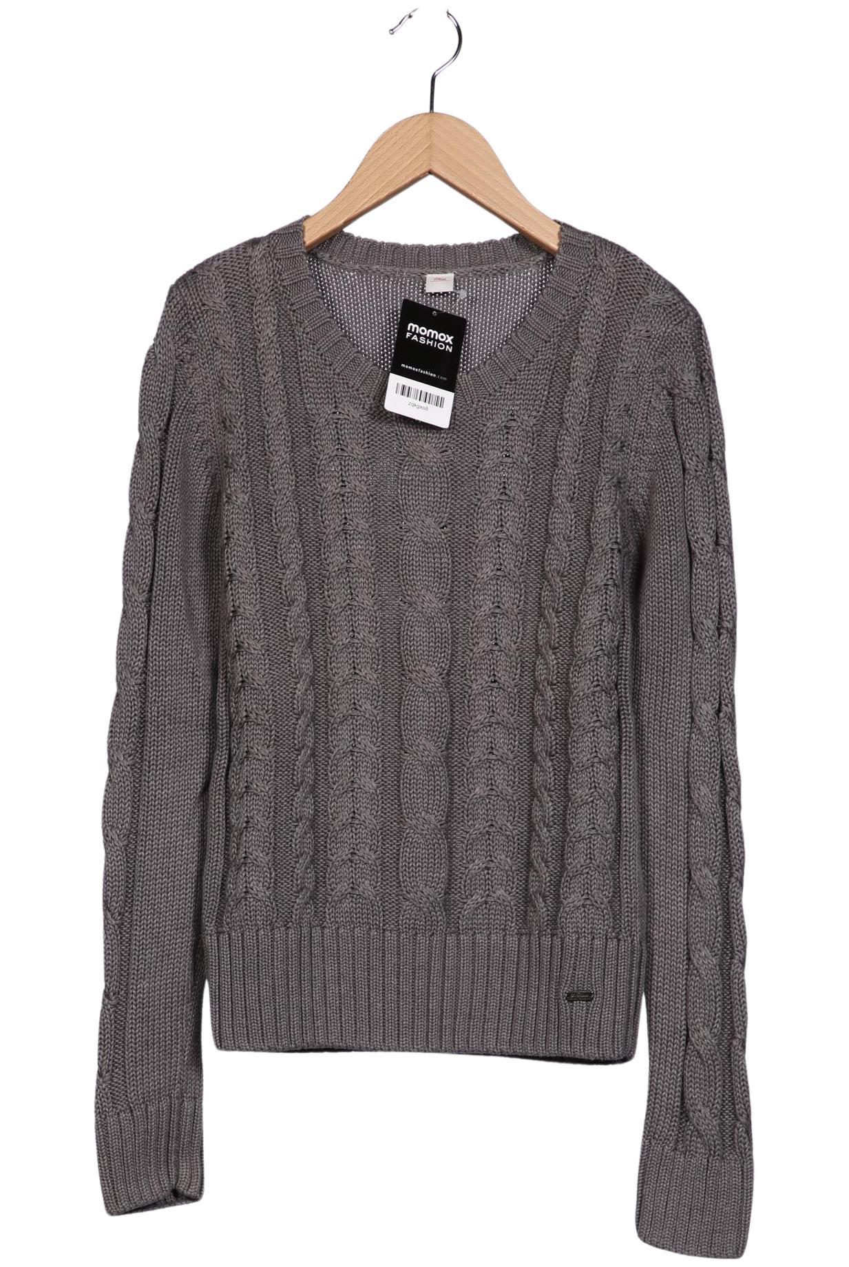 

s.Oliver Damen Pullover, grau, Gr. 34