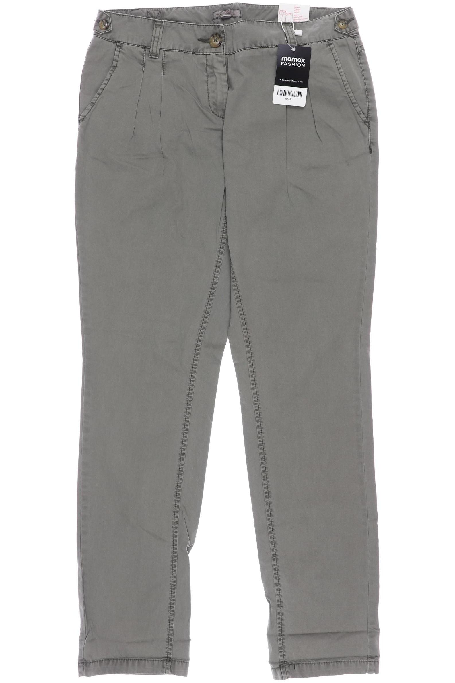 

s.Oliver Damen Stoffhose, grün