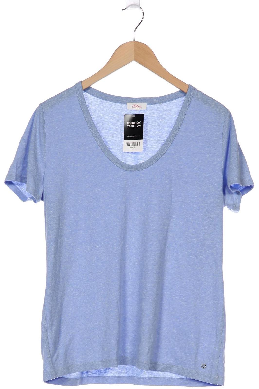 

s.Oliver Damen T-Shirt, blau, Gr. 44