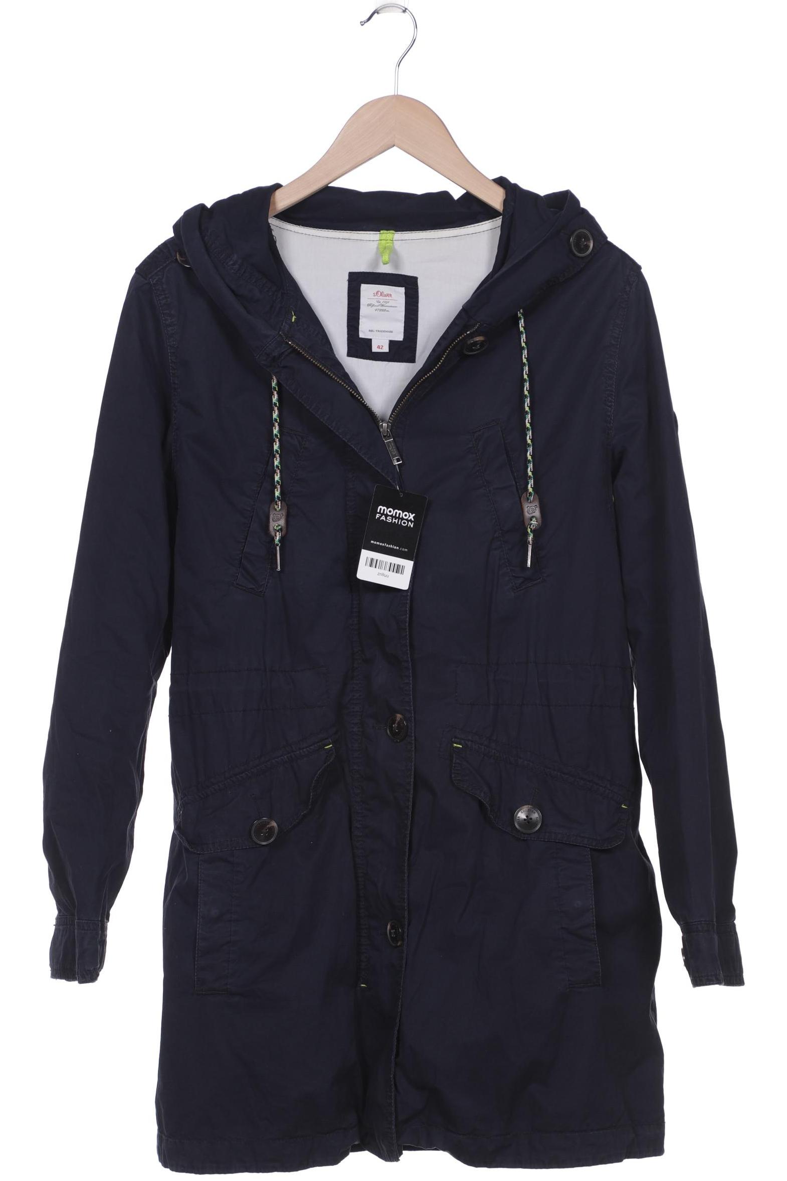 

s.Oliver Damen Mantel, marineblau