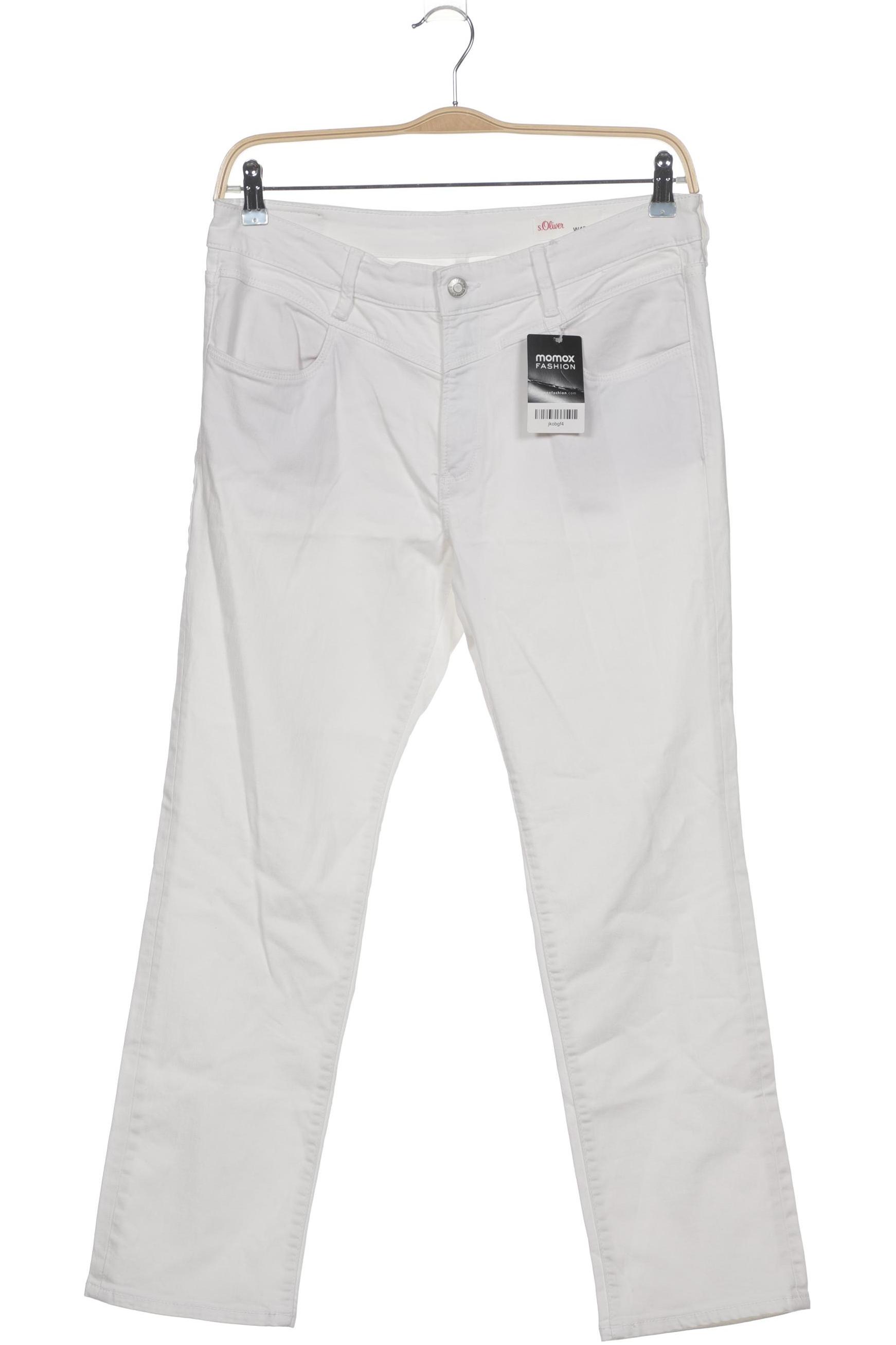 

s.Oliver Damen Jeans, weiß, Gr. 42