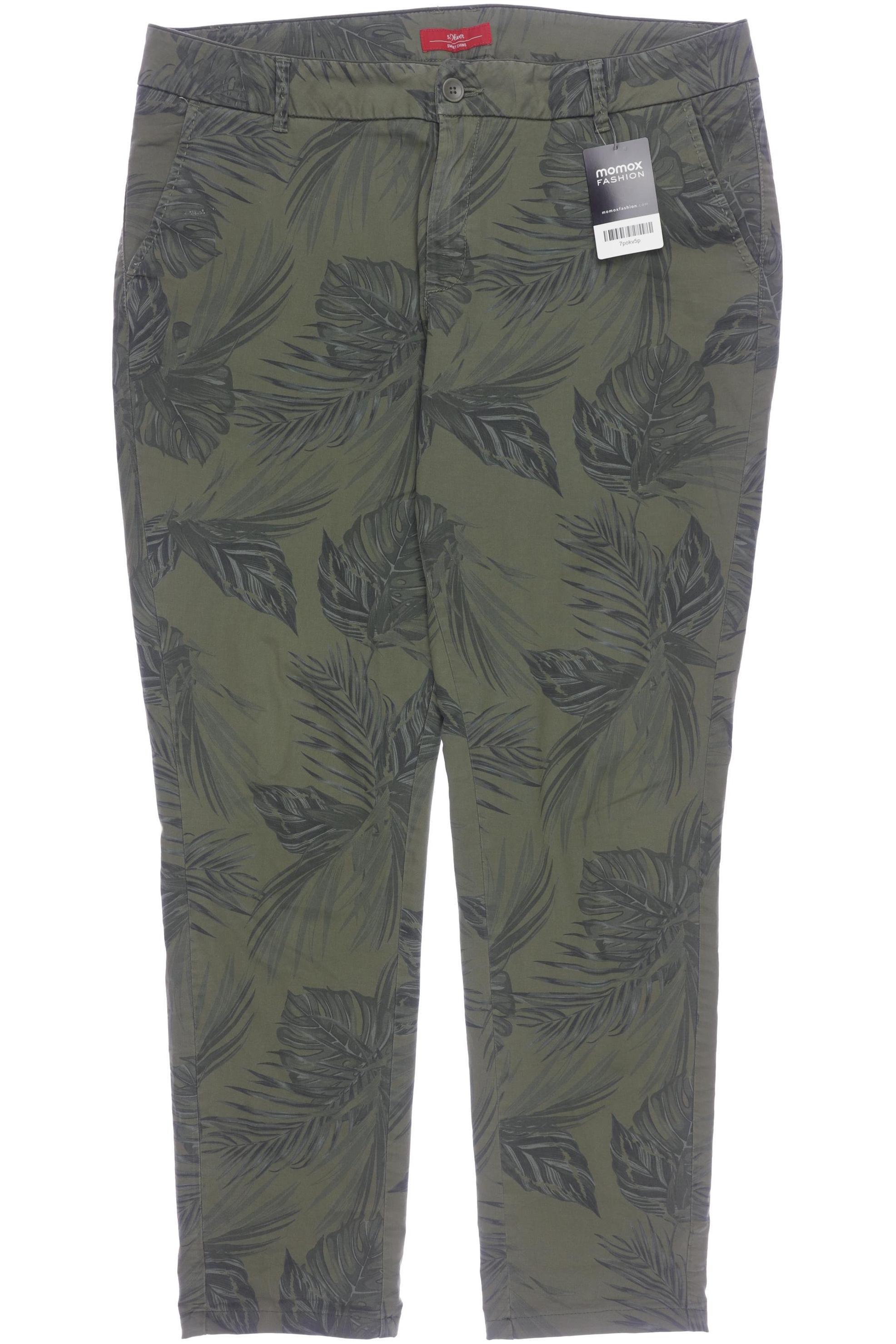 Thumbnail - s.Oliver Damen Stoffhose, grün, Gr. 42