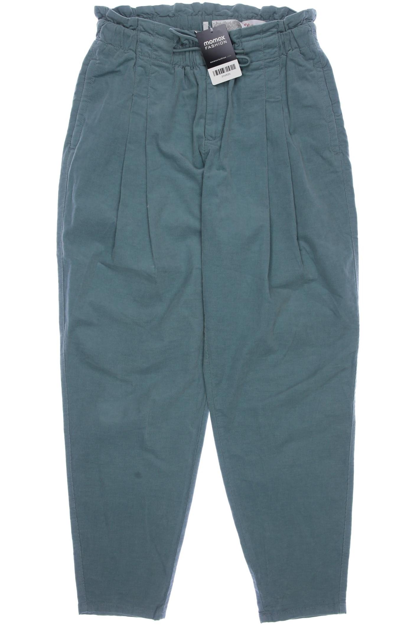 

s.Oliver Damen Stoffhose, türkis, Gr. 36