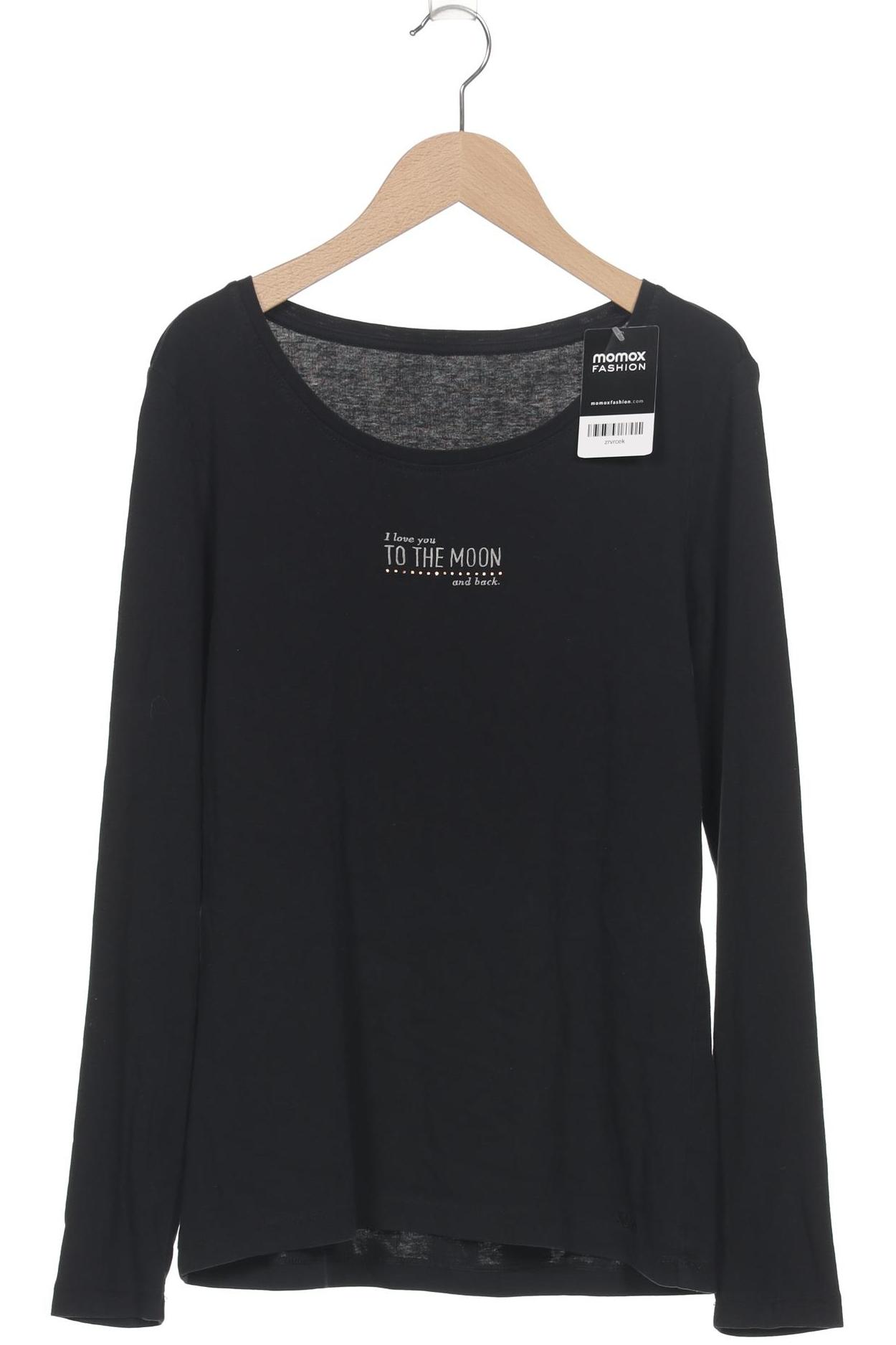 

s.Oliver Damen Langarmshirt, schwarz, Gr. 46