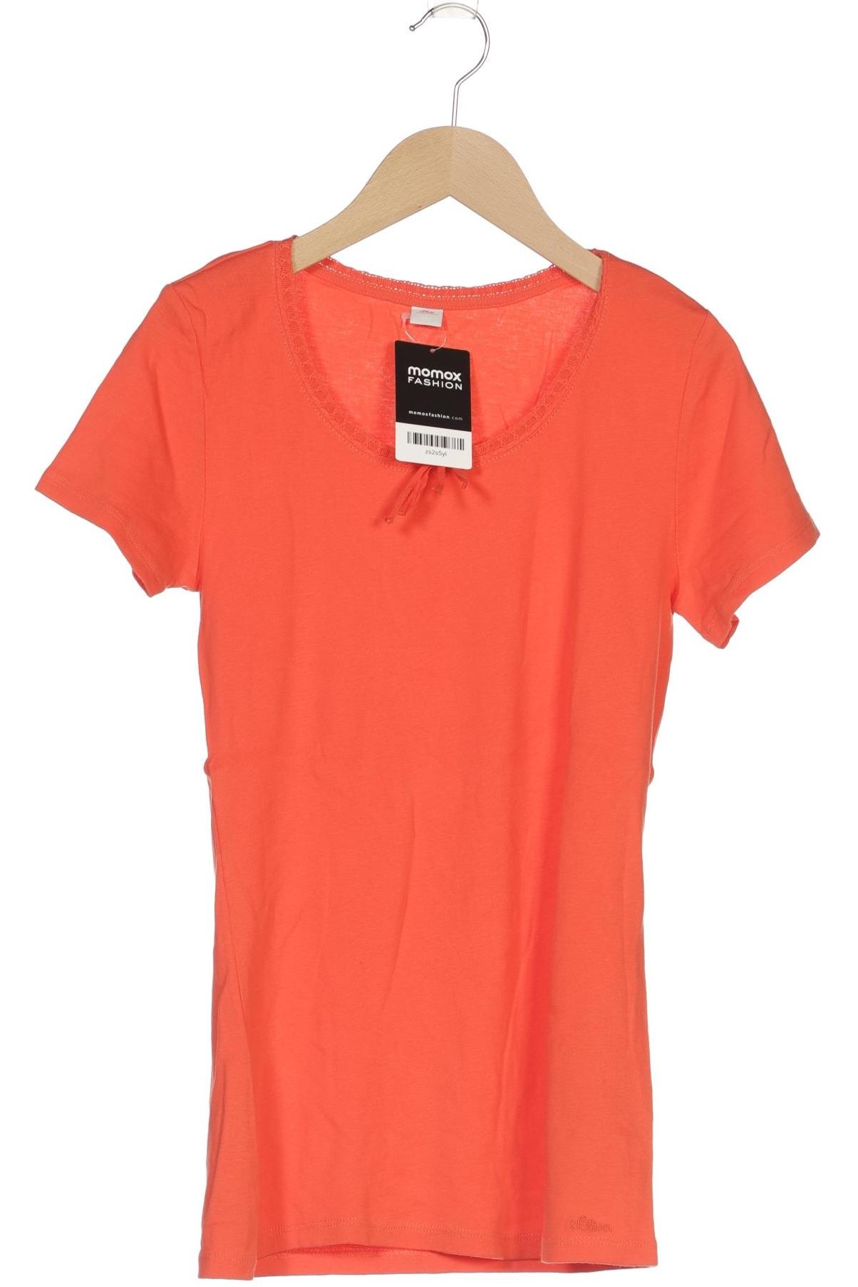 

s.Oliver Damen T-Shirt, orange, Gr. 38