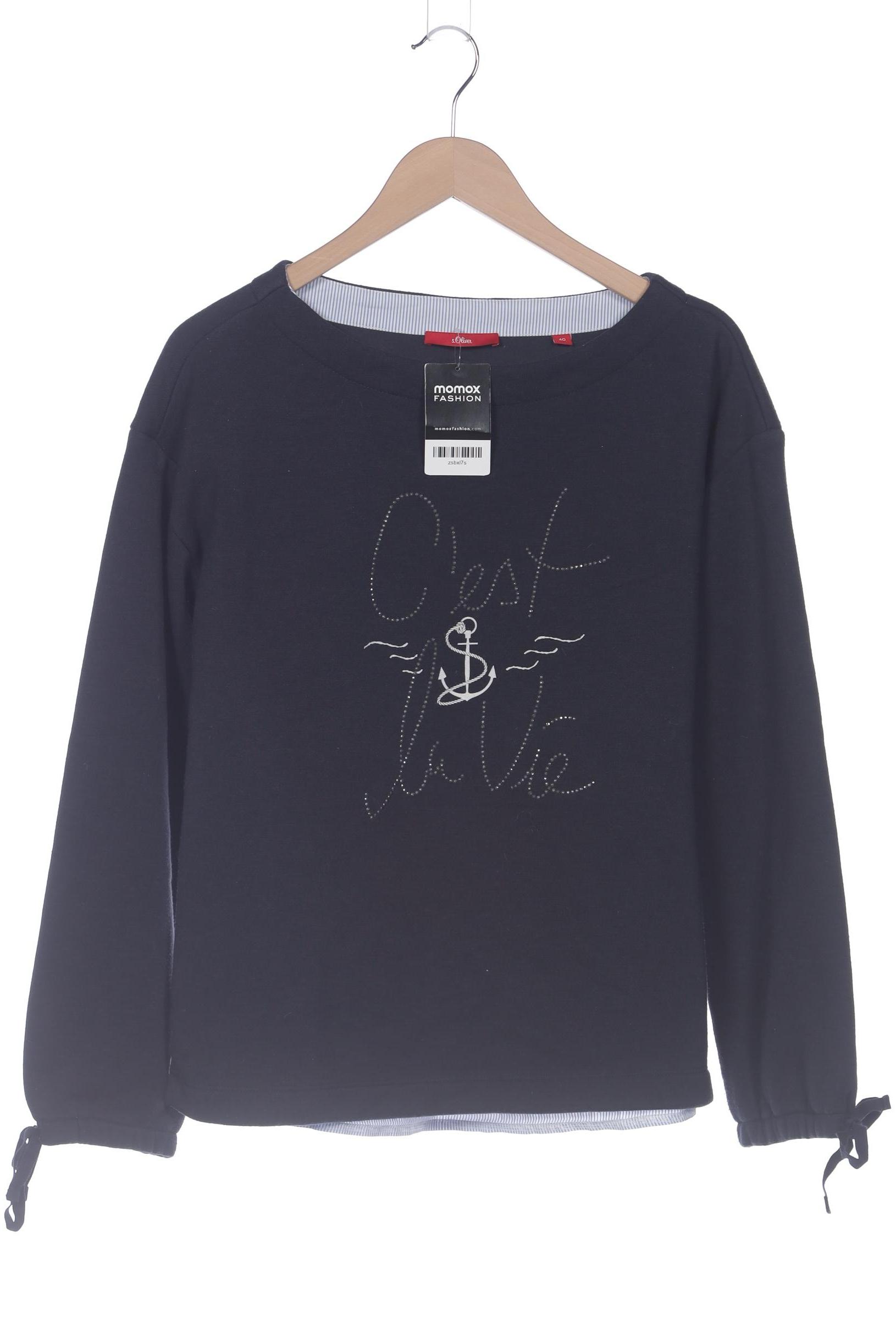 

s.Oliver Damen Sweatshirt, marineblau, Gr. 40