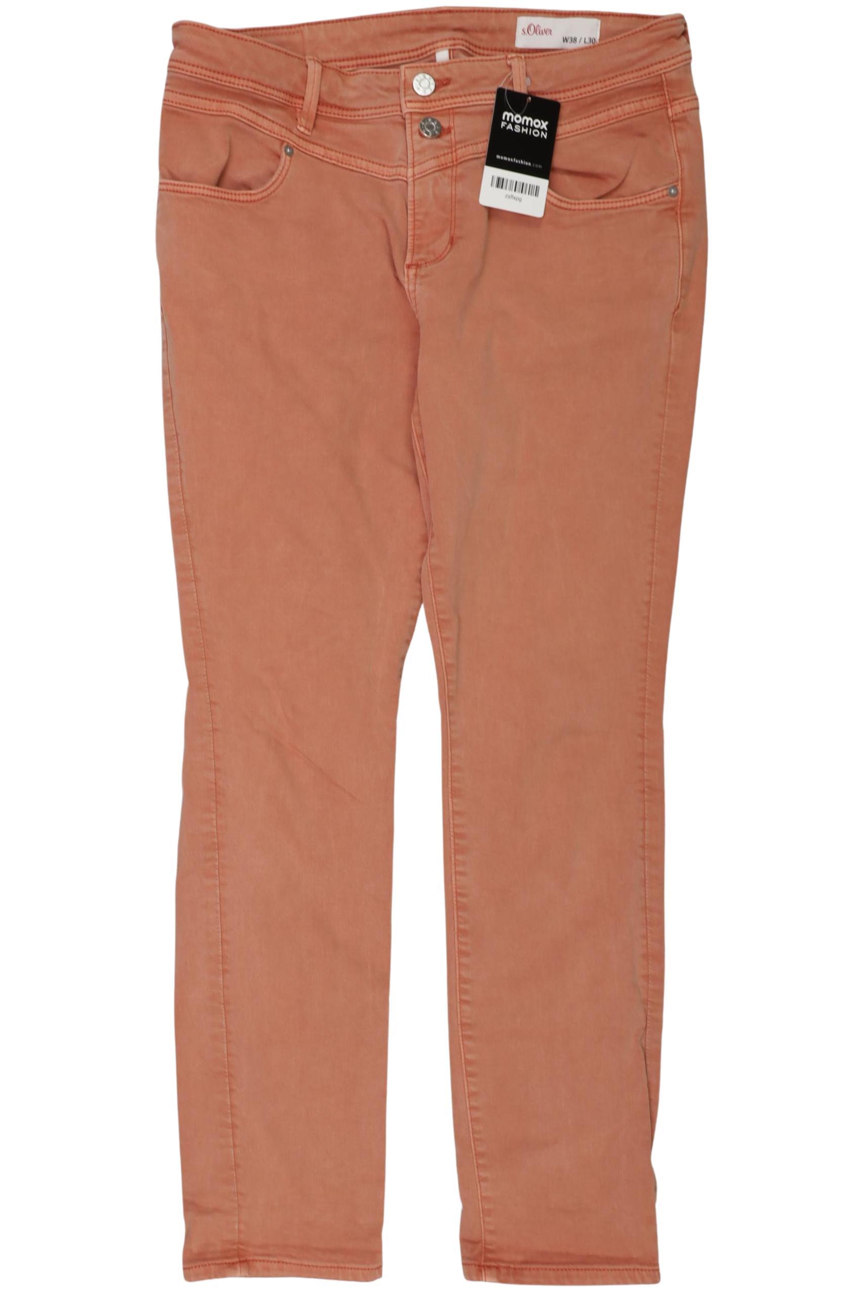

s.Oliver Damen Jeans, orange, Gr. 38