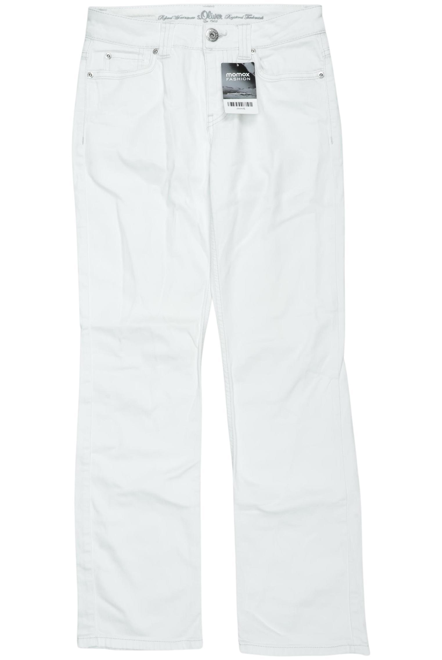 

s.Oliver Damen Jeans, weiß, Gr. 34