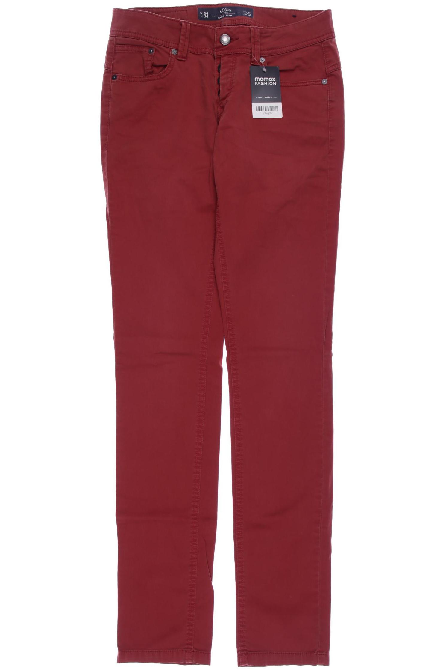 

s.Oliver Damen Jeans, rot