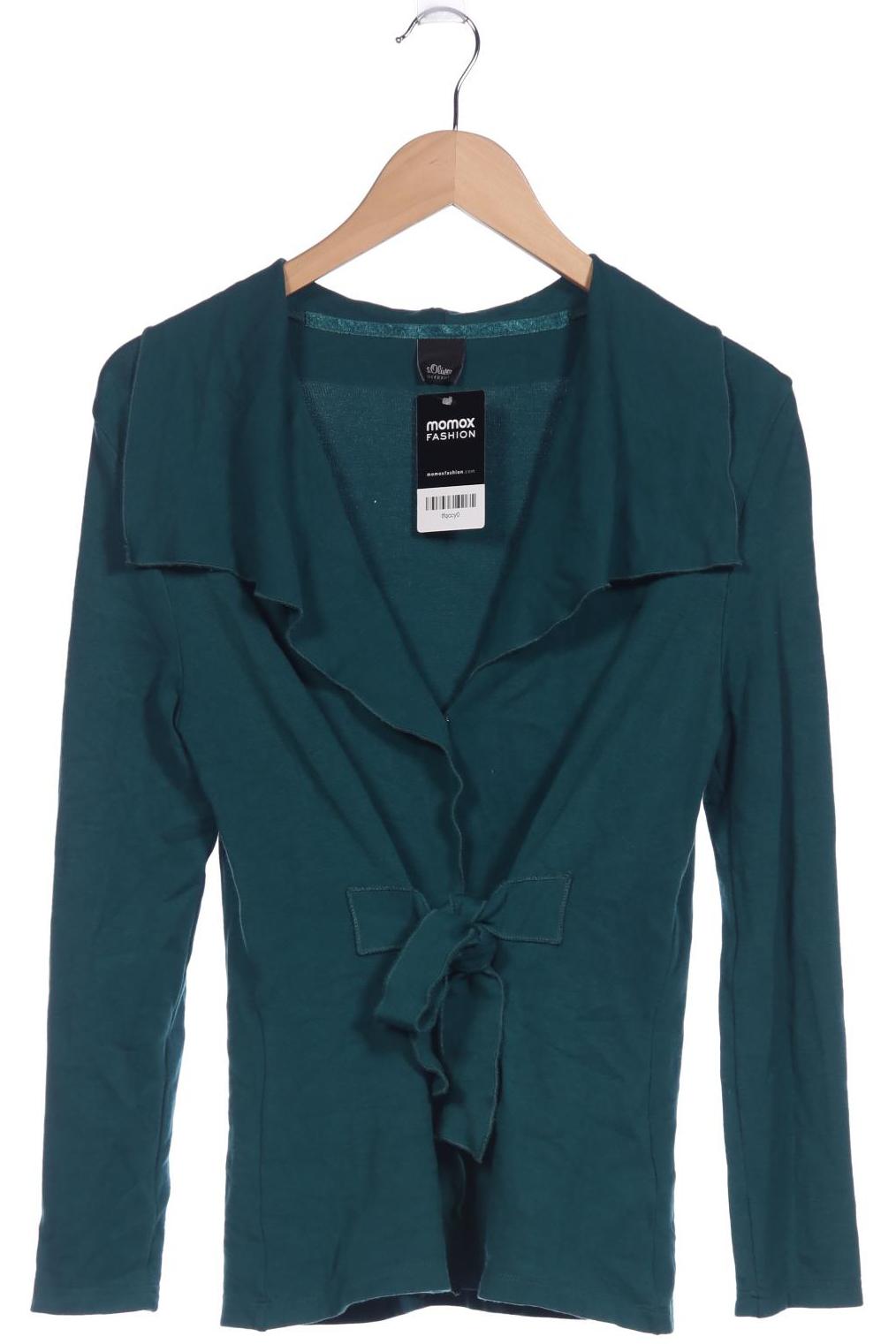 

s.Oliver Damen Strickjacke, türkis, Gr. 38