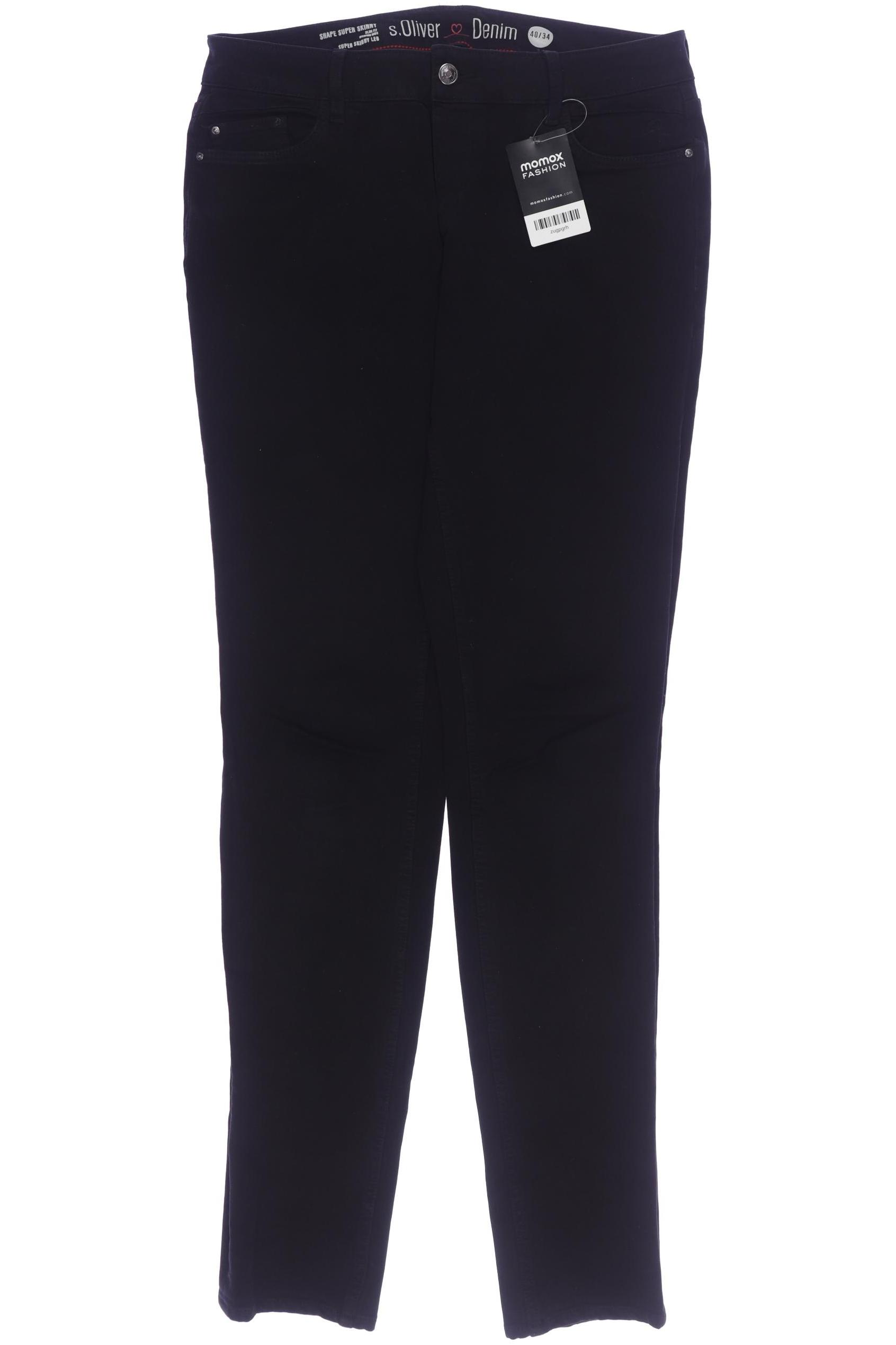 

s.Oliver Damen Jeans, schwarz, Gr. 40