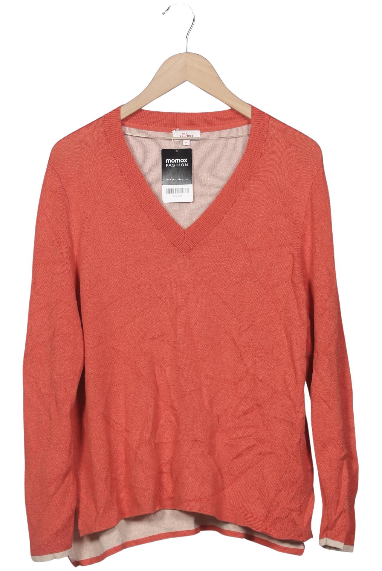 

s.Oliver Damen Pullover, orange, Gr. 44