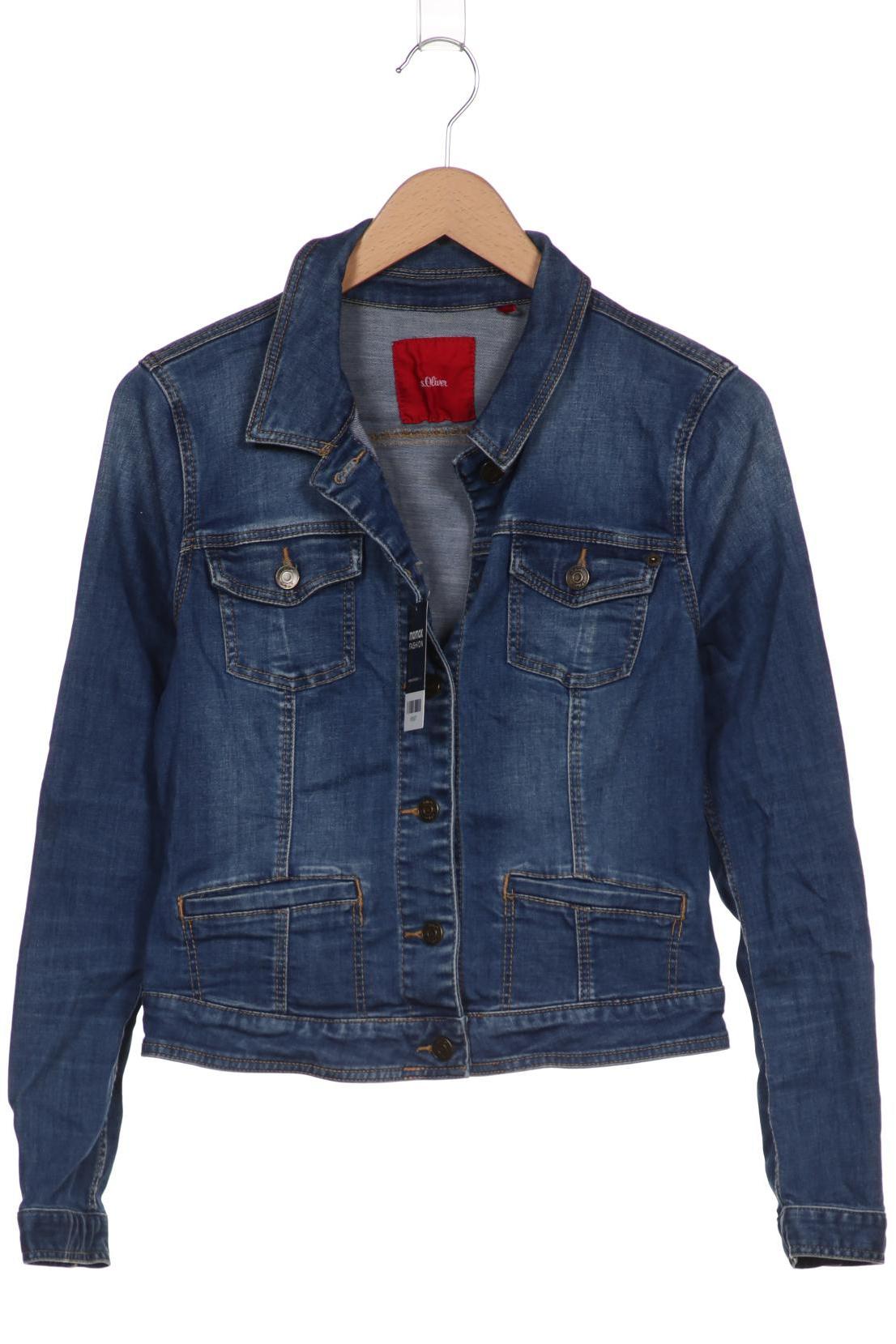 

s.Oliver Damen Jacke, blau, Gr. 36