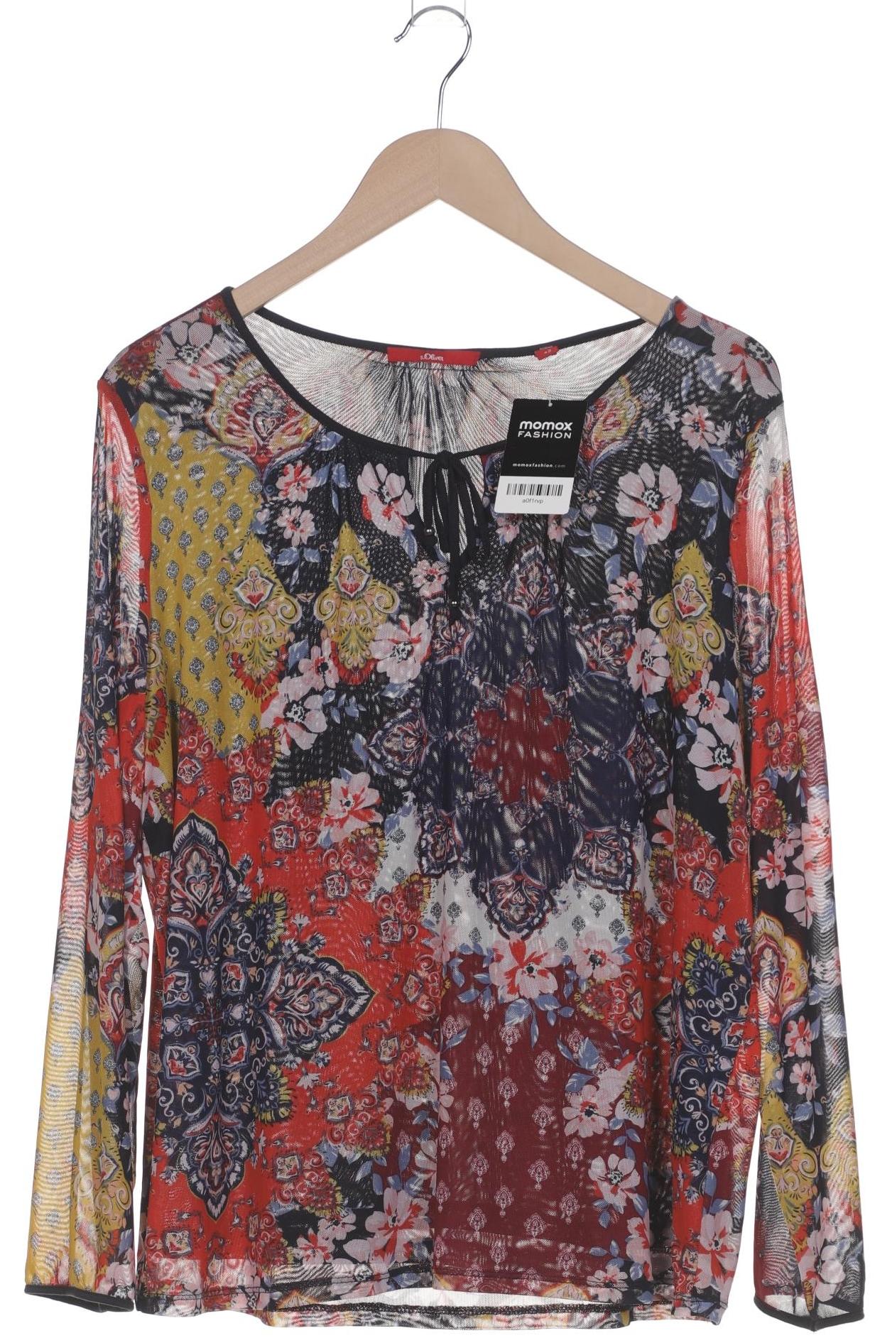 

s.Oliver Damen Langarmshirt, mehrfarbig, Gr. 42