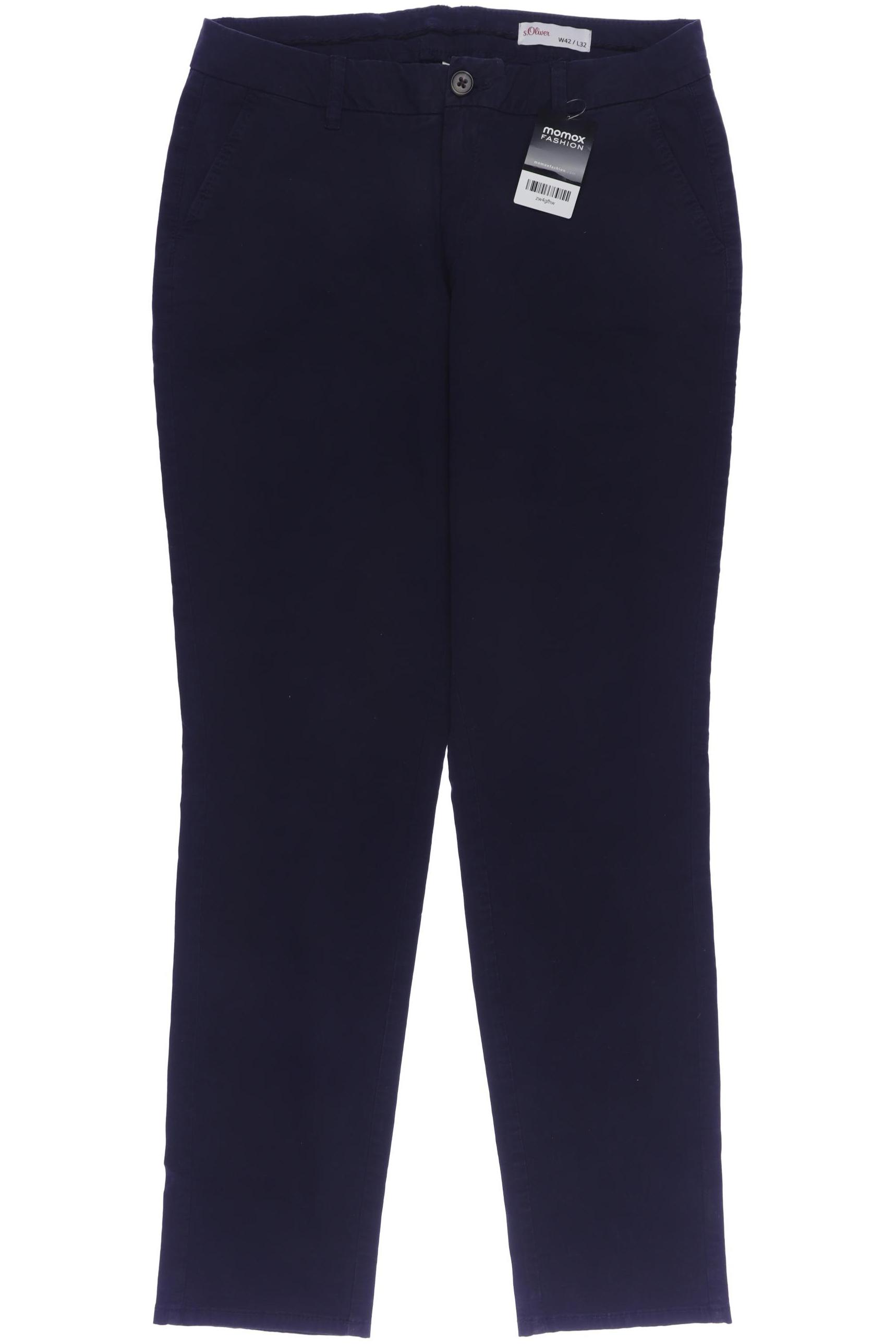 

s.Oliver Damen Stoffhose, marineblau, Gr. 42