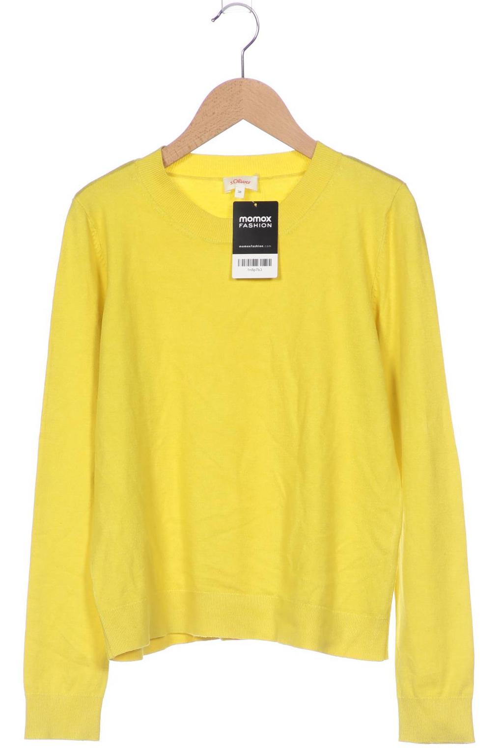 

s.Oliver Damen Pullover, gelb, Gr. 38
