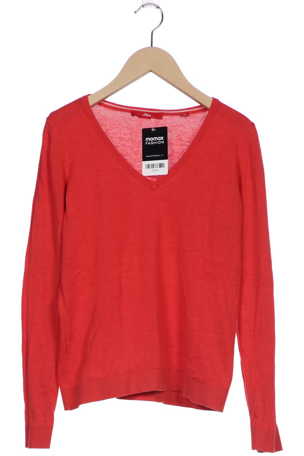

s.Oliver Damen Pullover, rot, Gr. 34