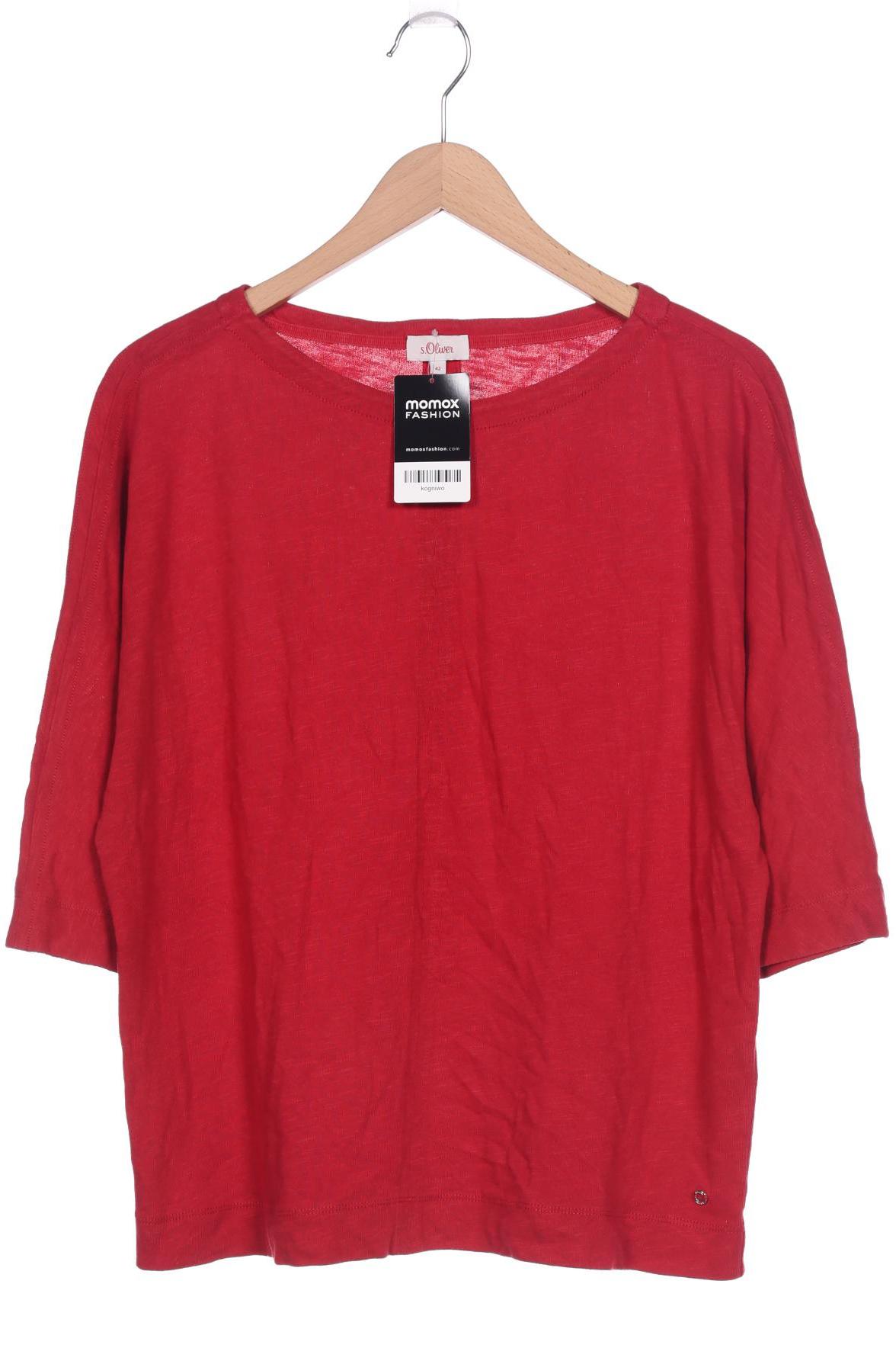 

s.Oliver Damen T-Shirt, rot, Gr. 42