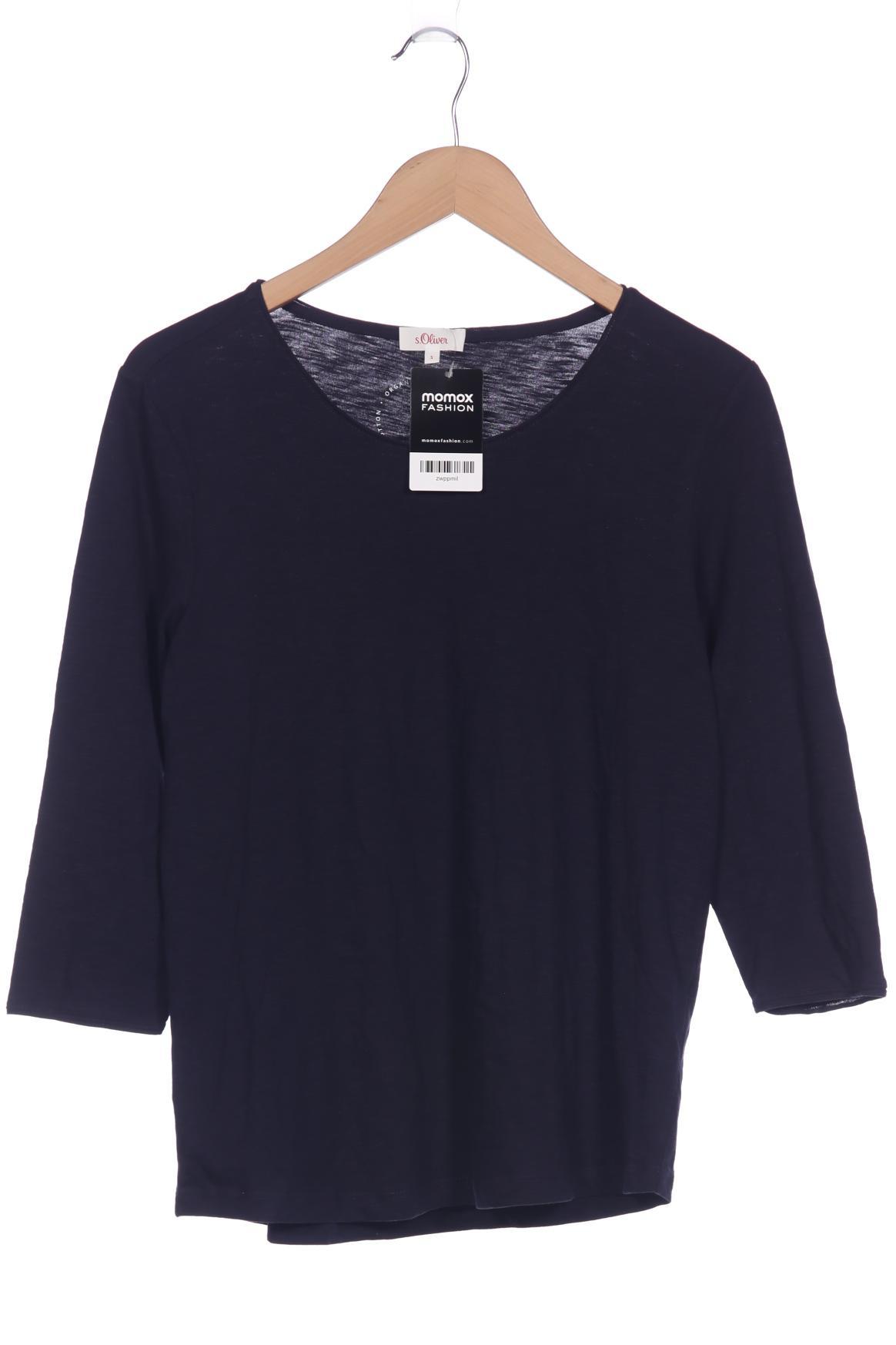 

s.Oliver Damen Langarmshirt, marineblau, Gr. 36