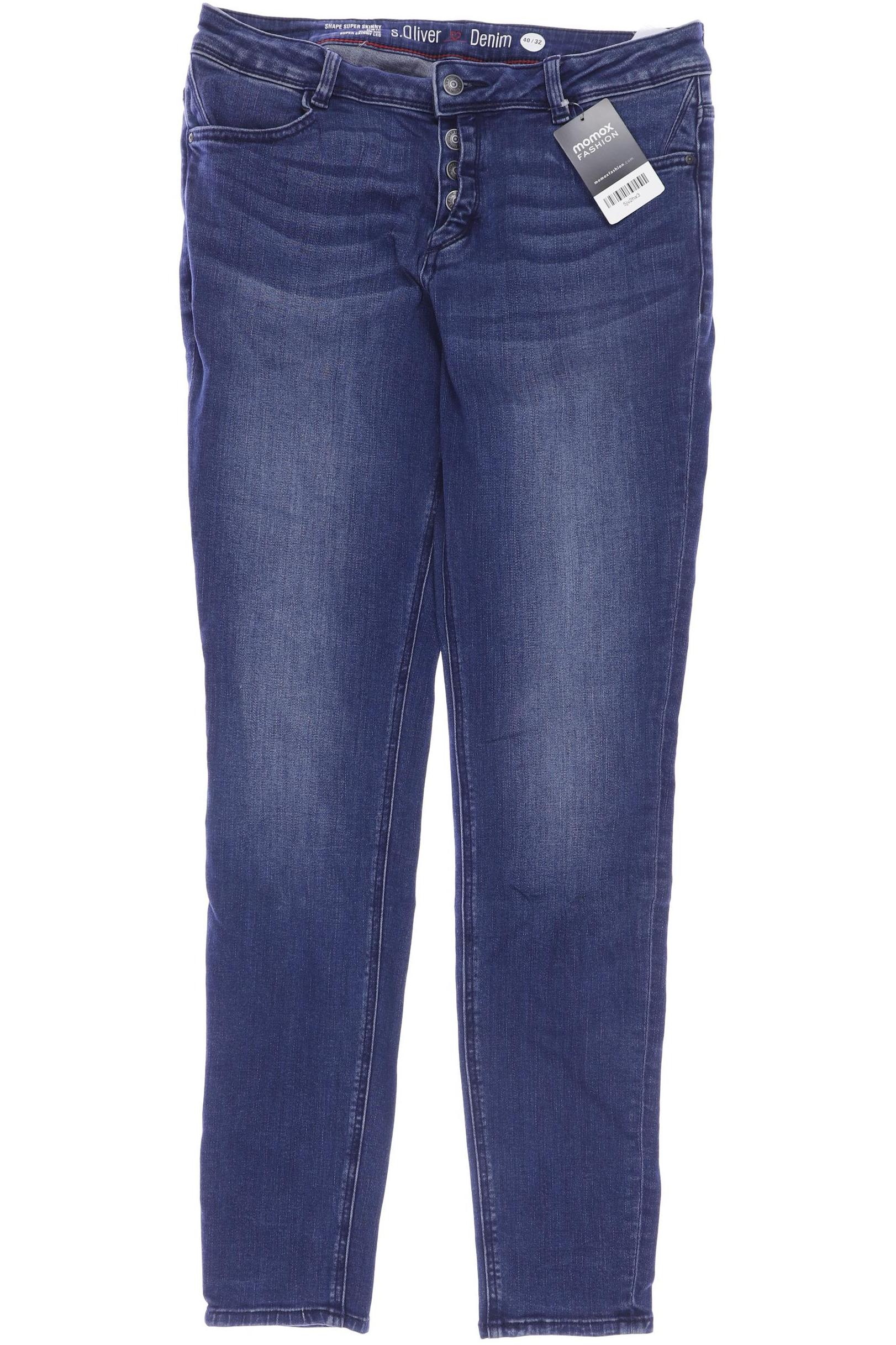 

s.Oliver Damen Jeans, marineblau