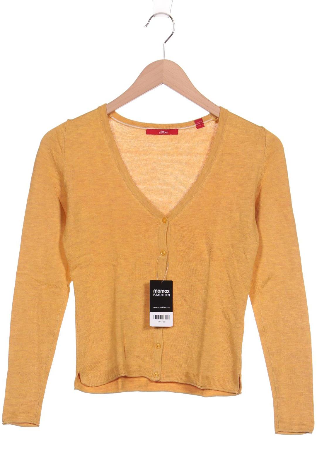 

s.Oliver Damen Strickjacke, gelb